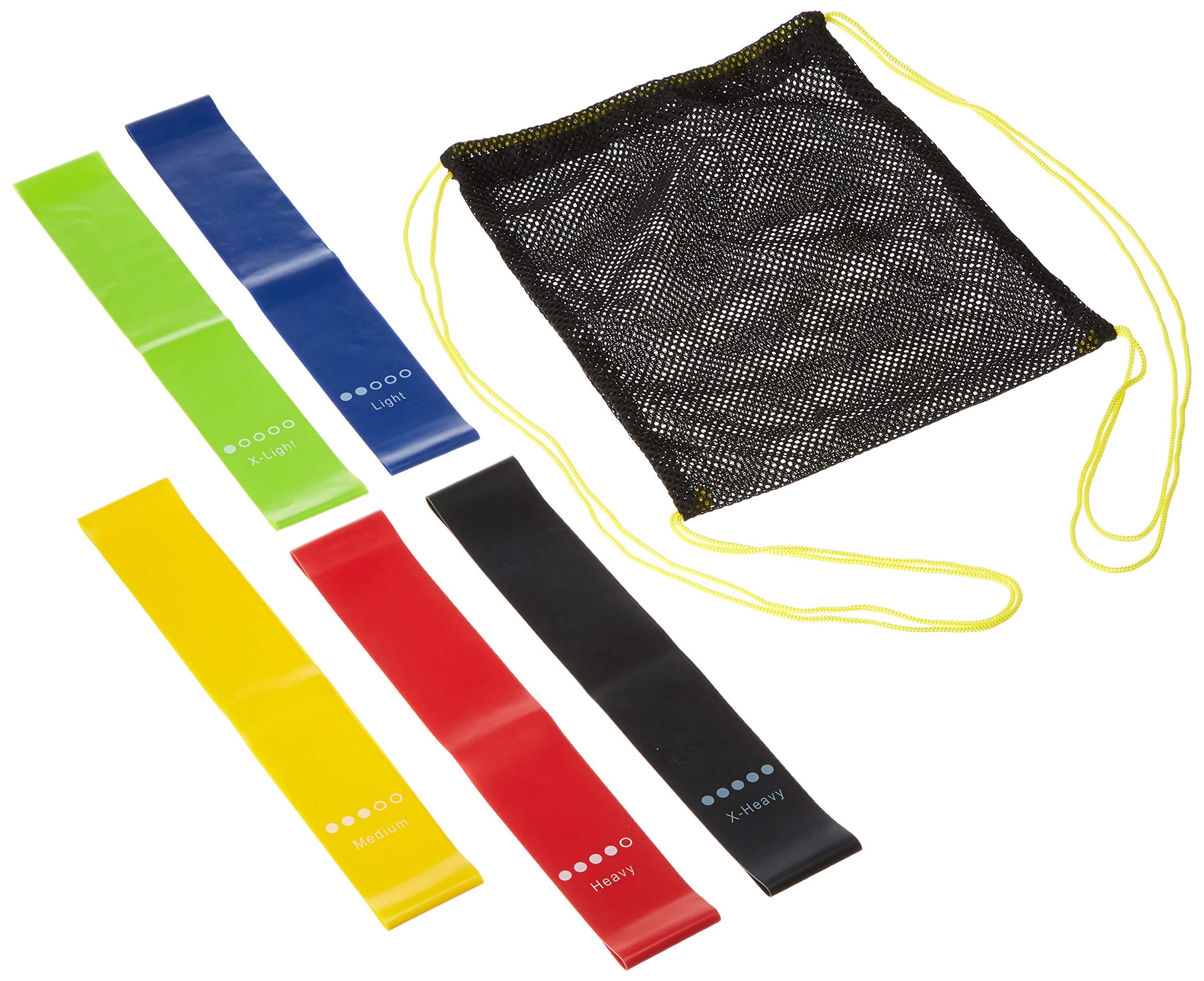 Resistance Bands for Legs and Butt Extra Set 5pcs, Light Medium Heavy Loop Elastic Bands Stretch for Exercise Pull Ups Door, Resistent Workout Bands for Glutes Yoga Crossfit Fitness Physical Traing