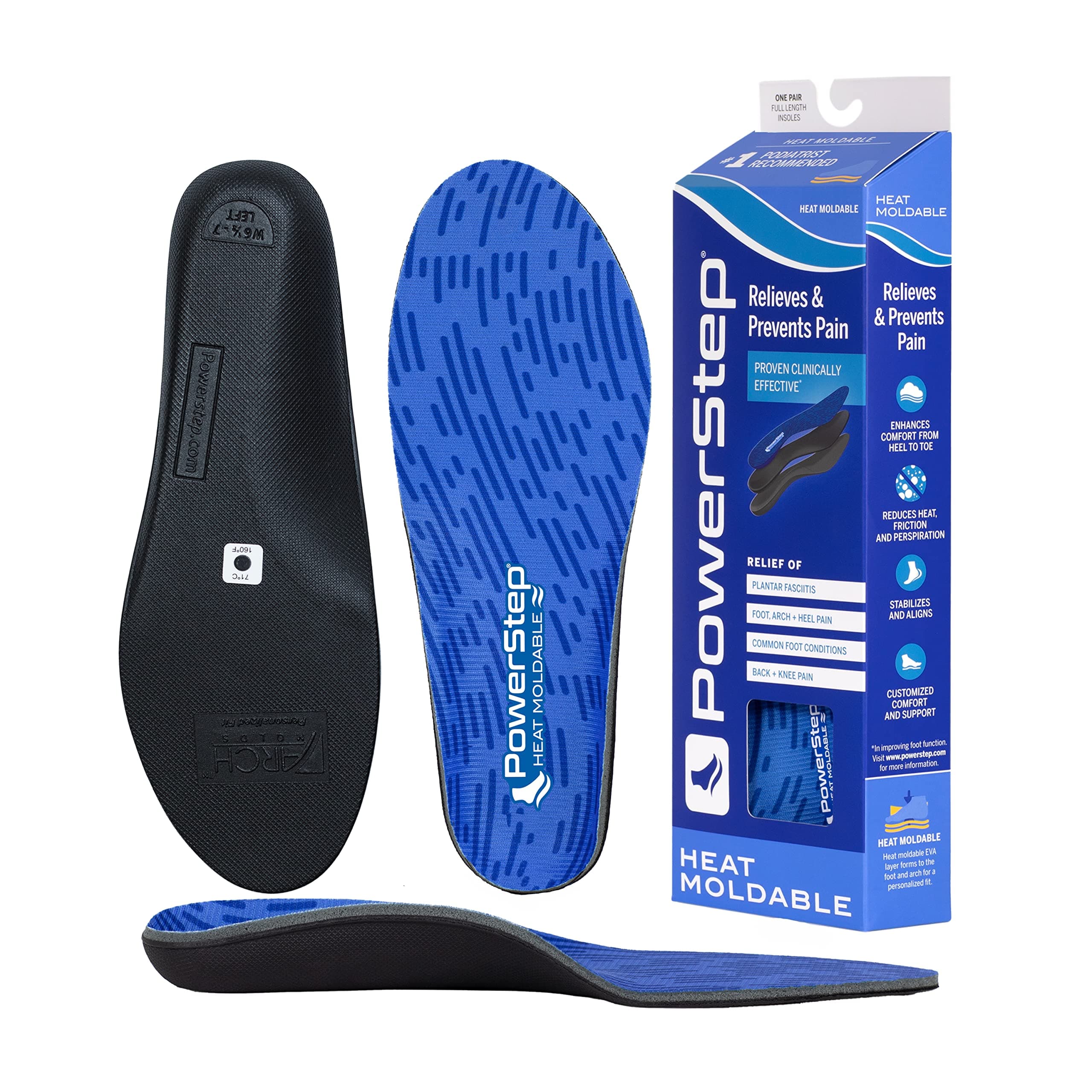 Archmolds Maximum Cushion Insole,Blue,C 6 .5-7