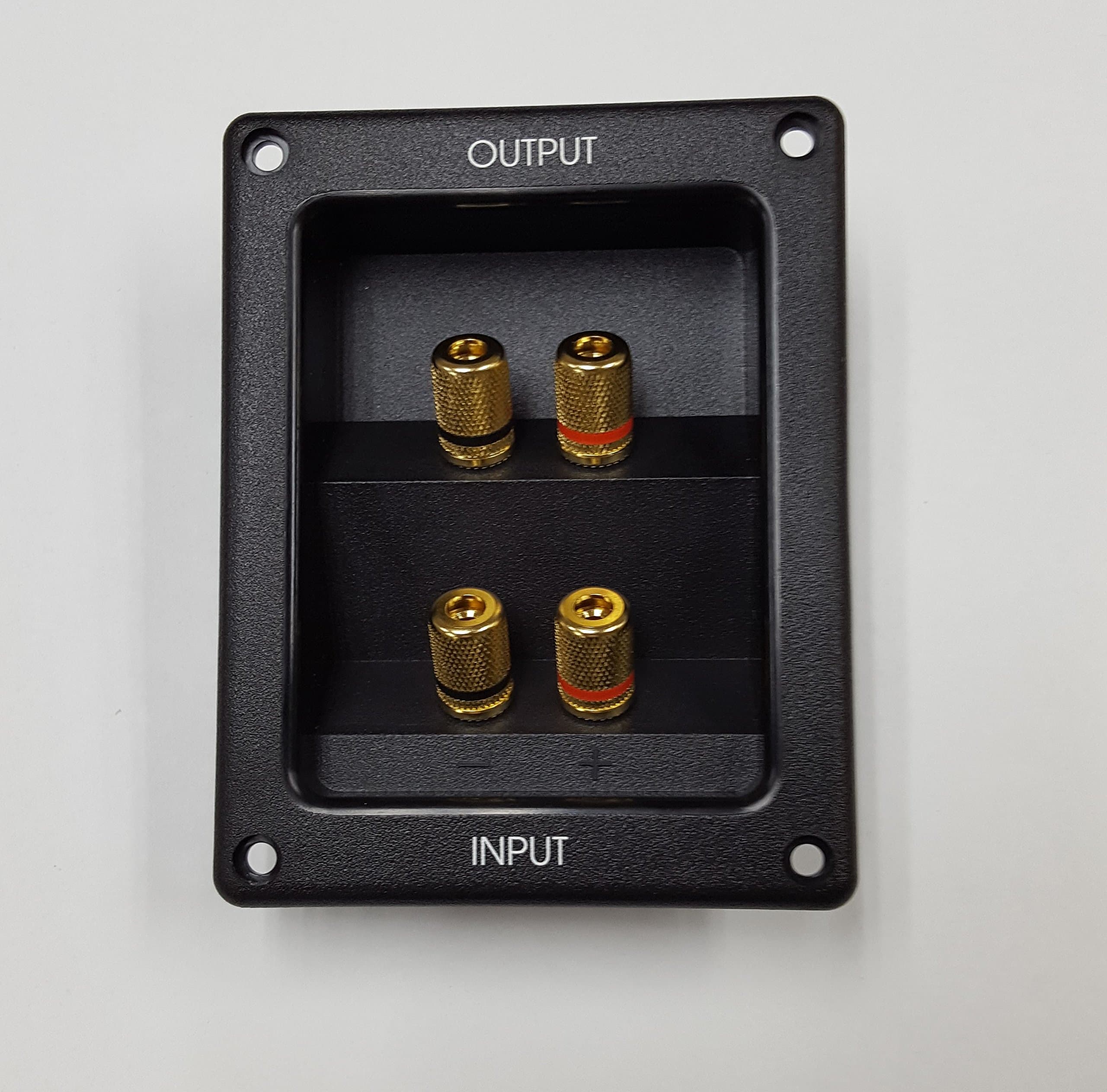 Bi-Amp Speaker Terminal Cup Gold Banana Binding Post