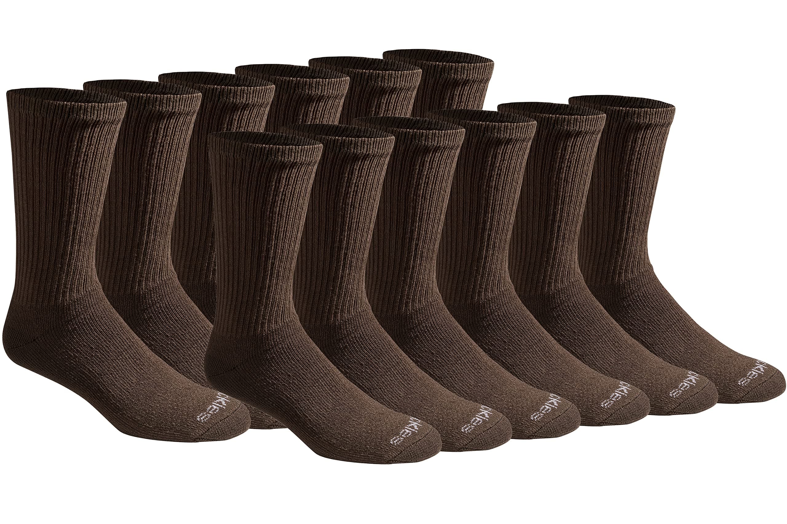 Dickies Men's Dri-Tech Comfort Crew Socks (12 Pair)
