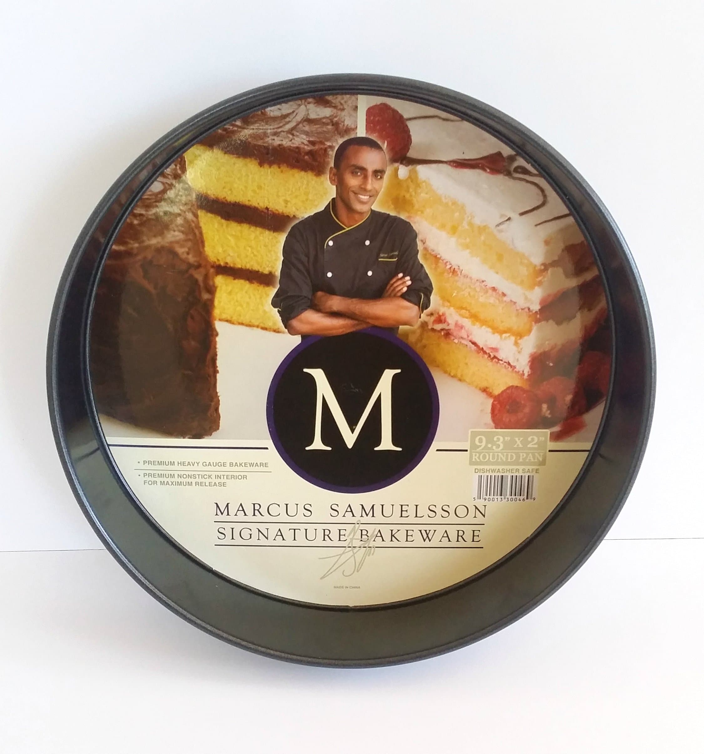 Celebrity Chef Marcus Samuelsson Signature Quality Bakeware 9.3" x 2" Round Pan Baking Mold