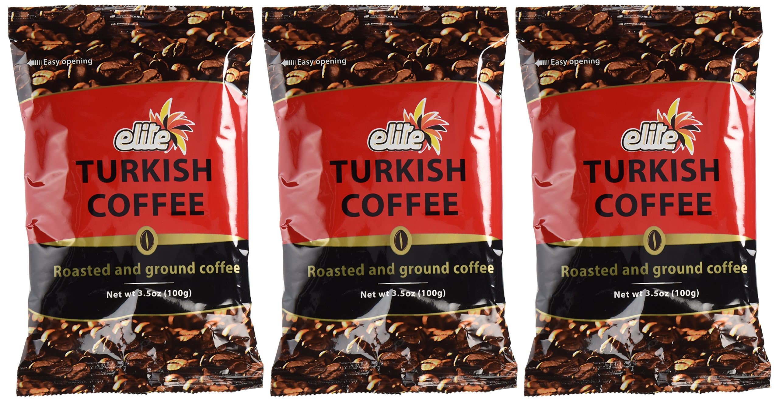 Turkish Coffee Roasted and Ground 3.5 Ounce (3 Pack)