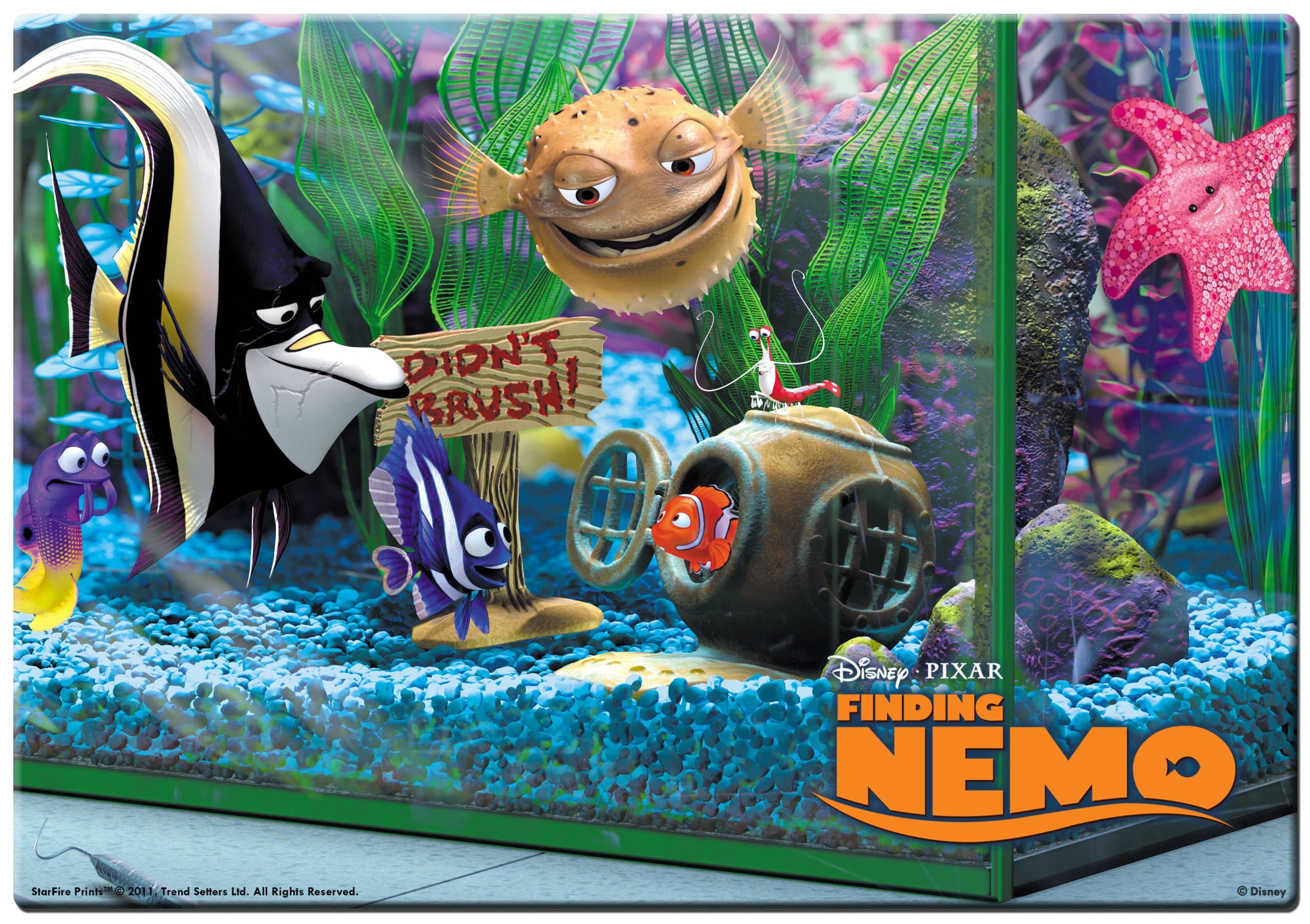 Trend Setters Ltd Finding Nemo The Tank Starfire Prints Glass Board