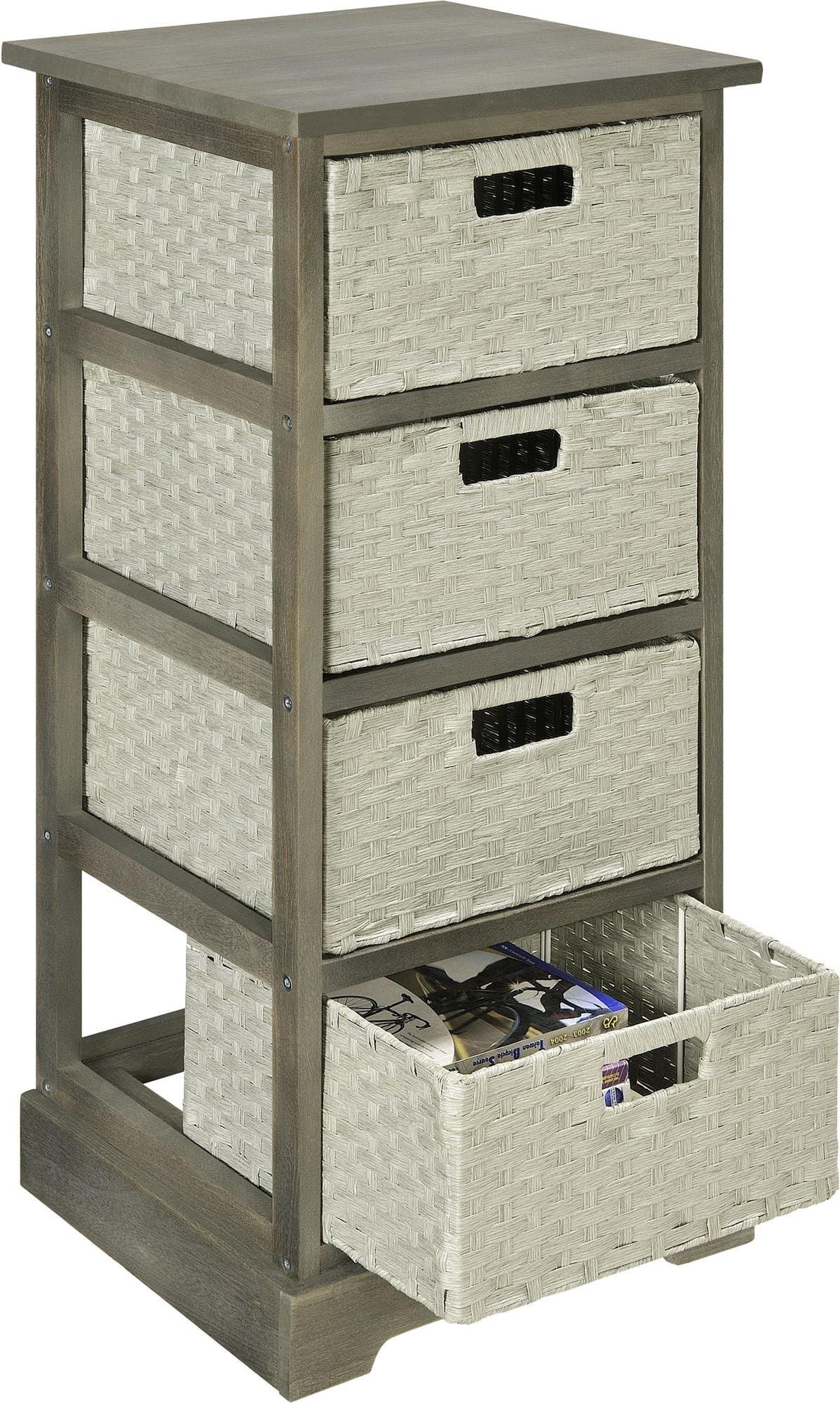 Altra Furniture Storage Unit with 4 Baskets
