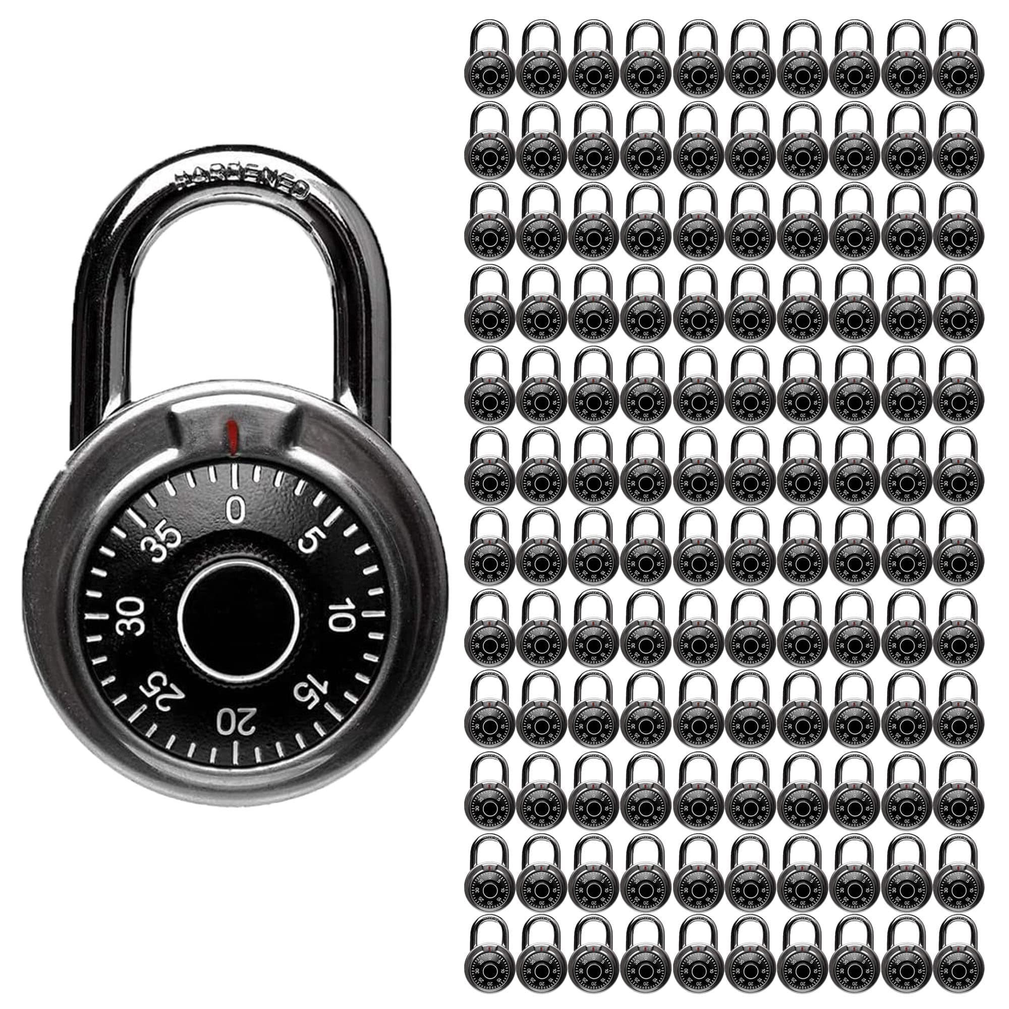 Hardened 50mm Laminated Combination Padlocks Wholesale Bulk LOT (120)