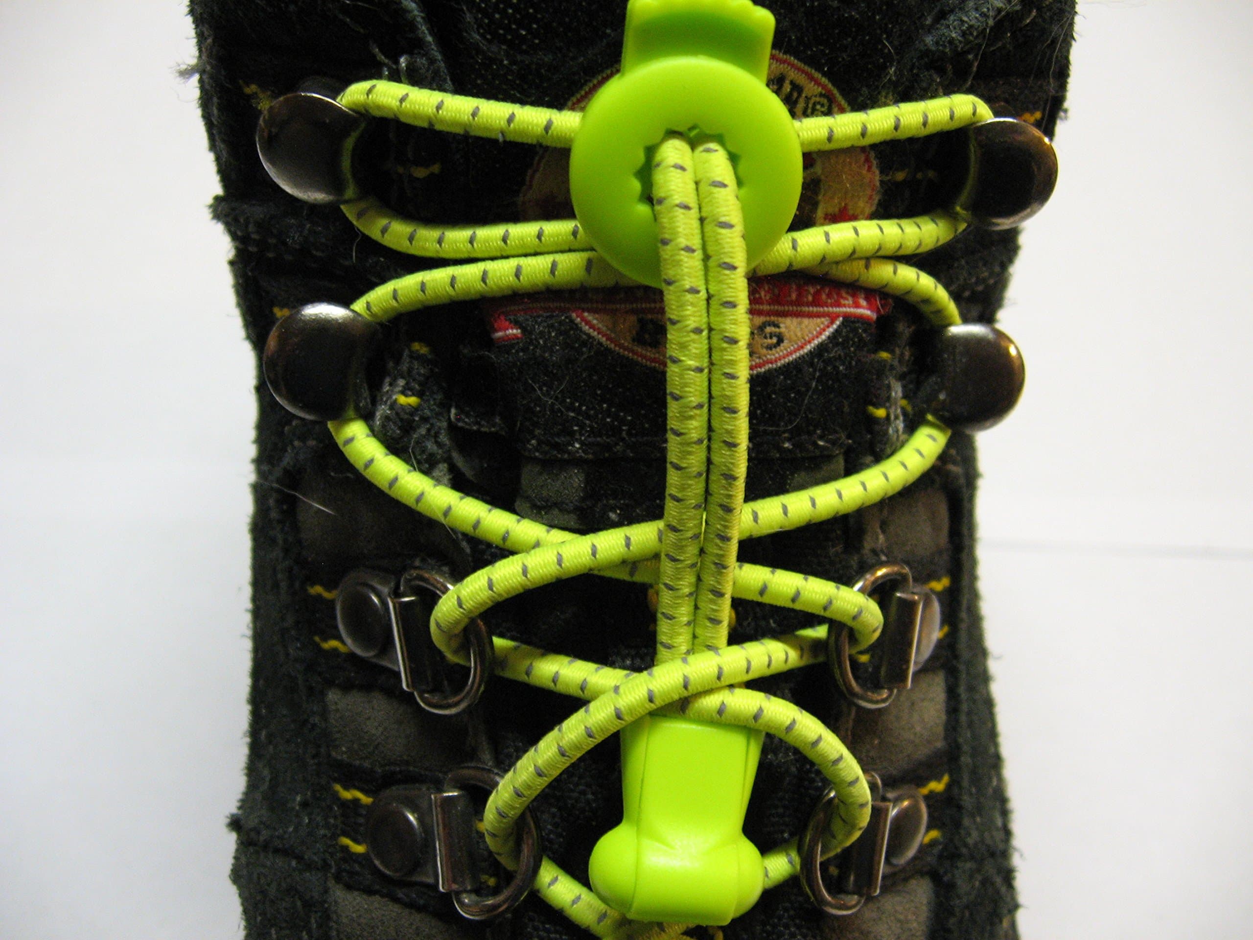 Yellow No Tie Shoelaces