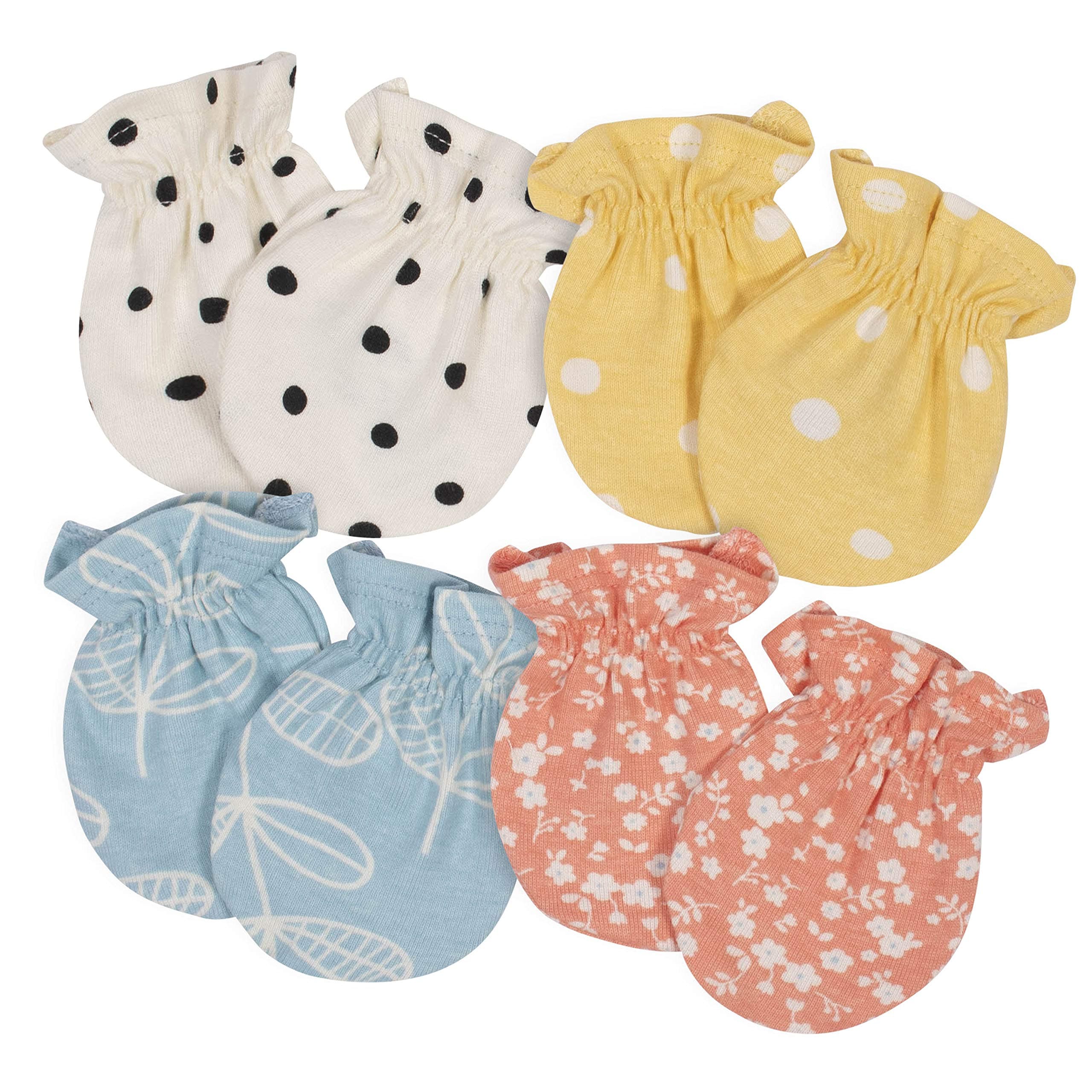 Baby Girls' 4-Pack Mittens