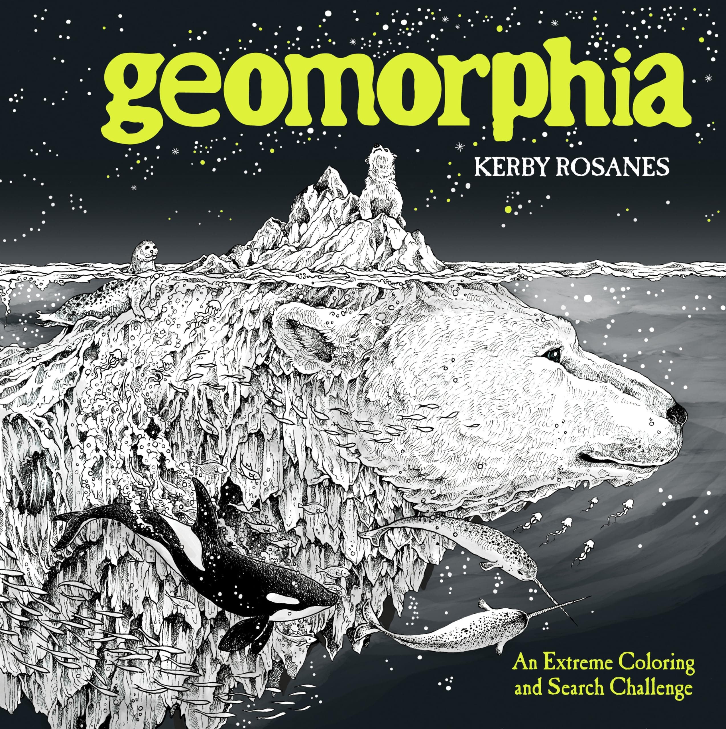 Geomorphia: An Extreme Coloring and Search Challenge