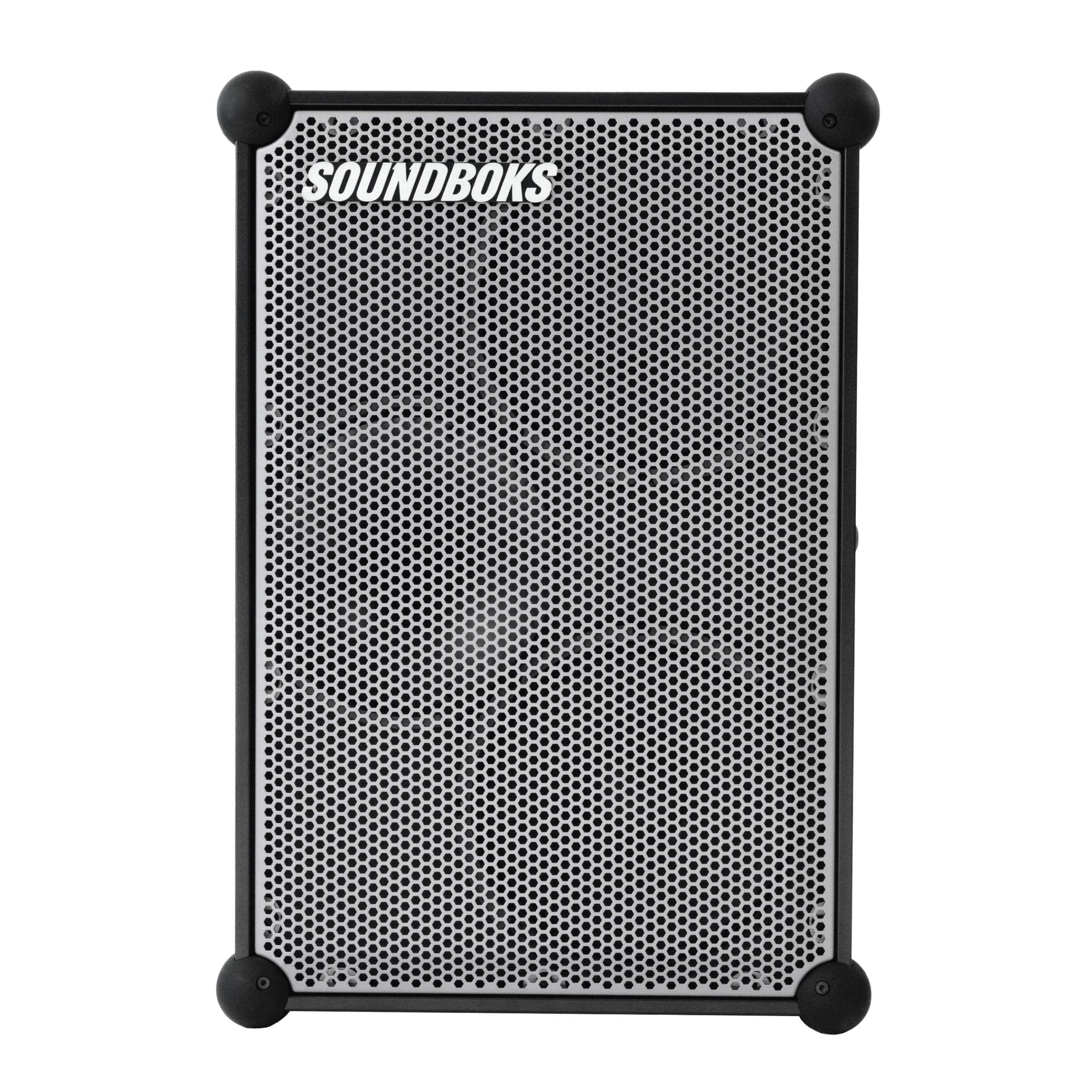 SOUNDBOKS 4 – Bluetooth Performance Speaker – USB-C Charging Battery – Loudest Party Speaker with 40 Hours of Battery – Wireless and Portable Speaker - Designed in Denmark – 126dB (Metallic Gray)