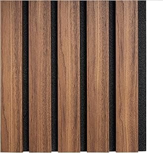 Tuda Grass Direct Premium Acoustic Wall Slatted 3D Wood Veneer Panels - Walnut Sample