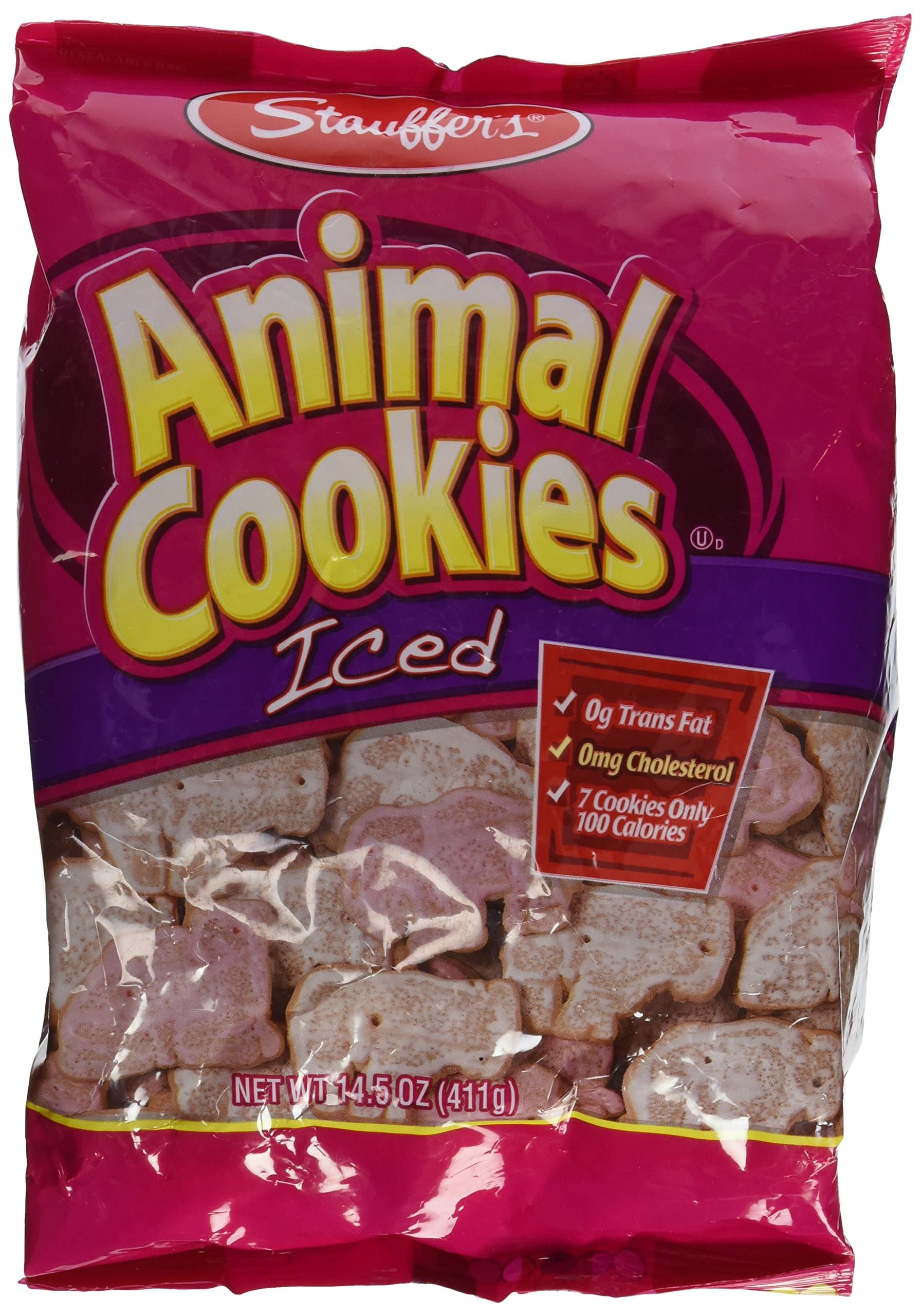 Stauffer Cookie Iced Animal 14.5 Oz