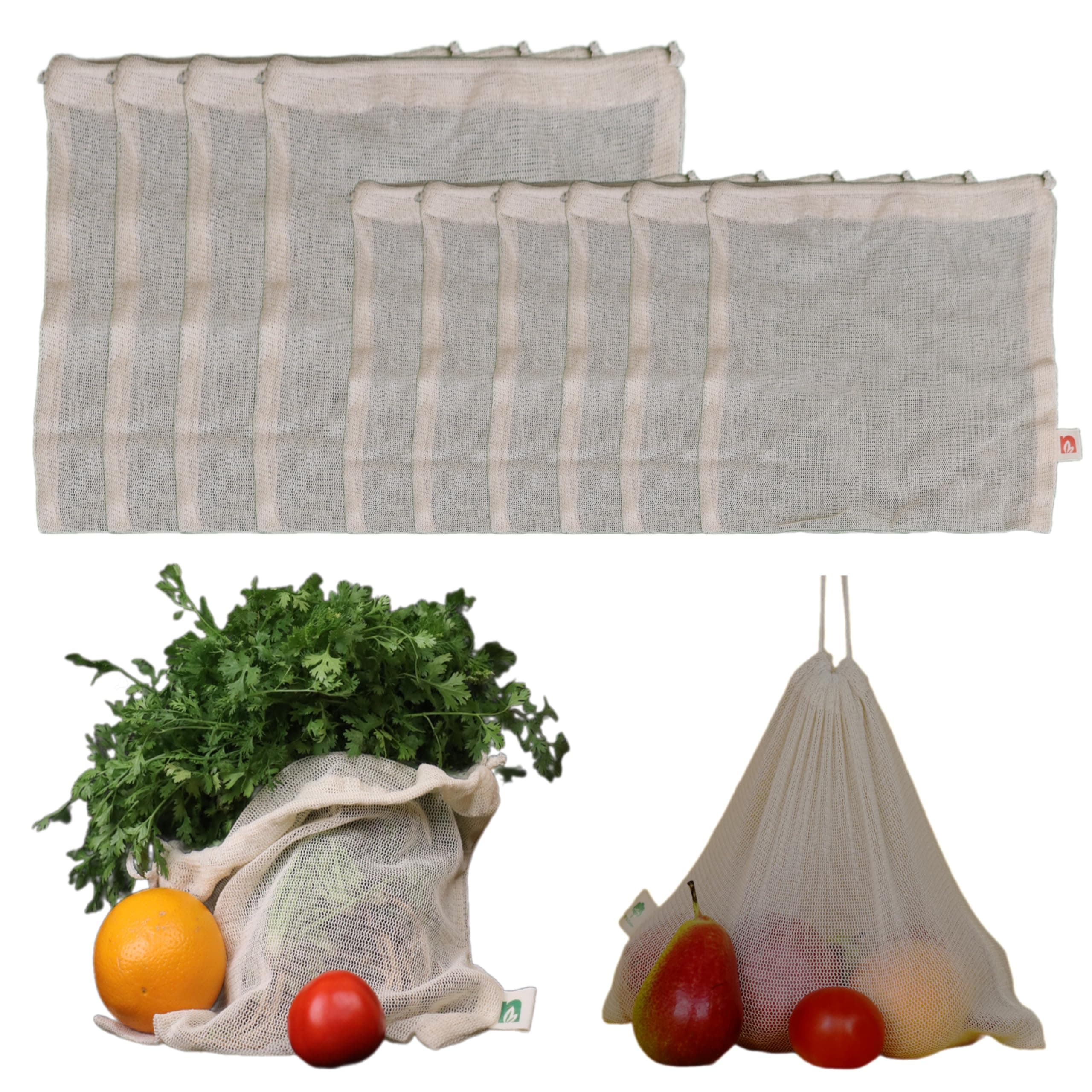 NECAVU Mesh Bag(Off-White, Small mesh) (Off-White Diamond mesh(10))