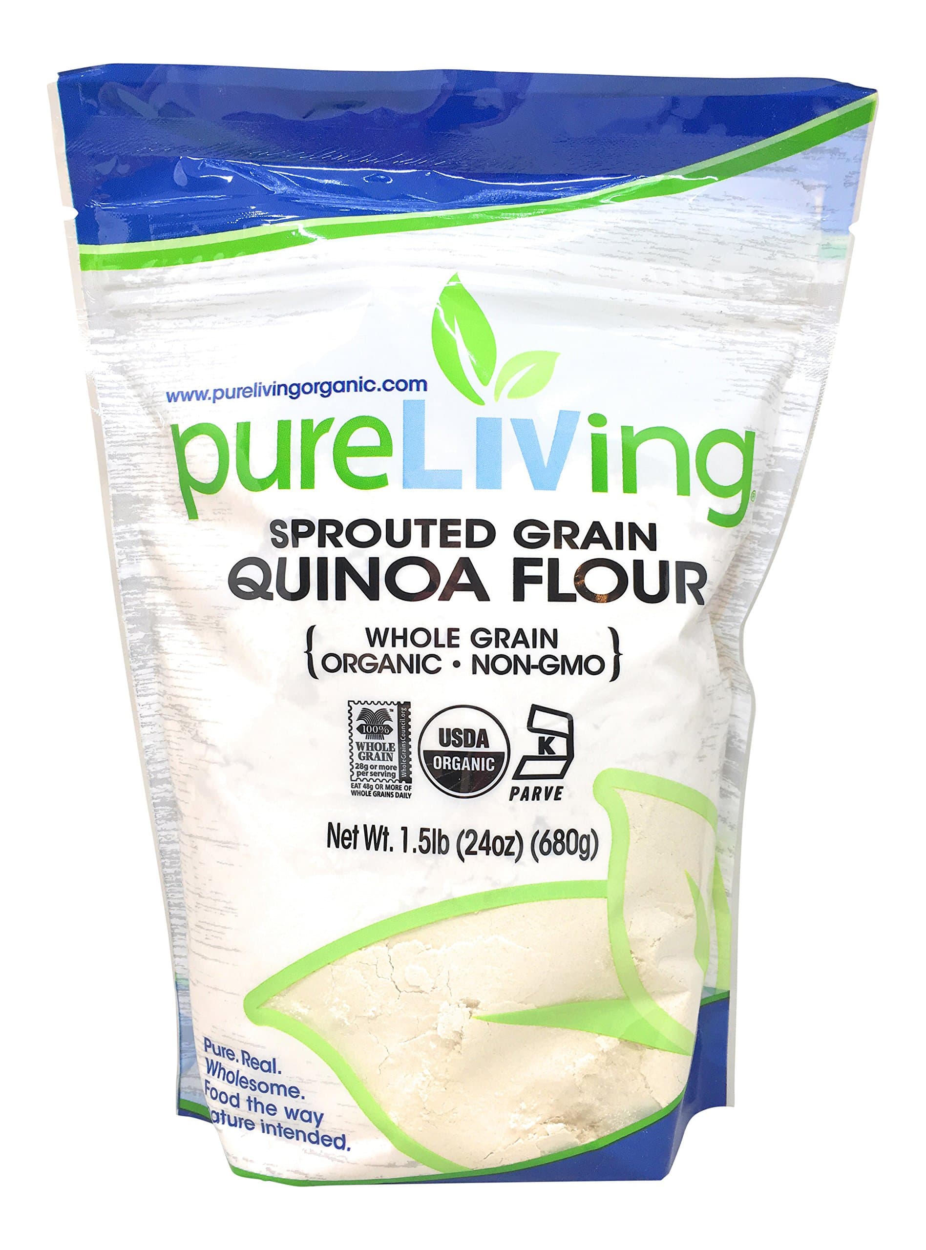 Pure Living Liv Organic Sprouted Quinoa Flour - 24 oz