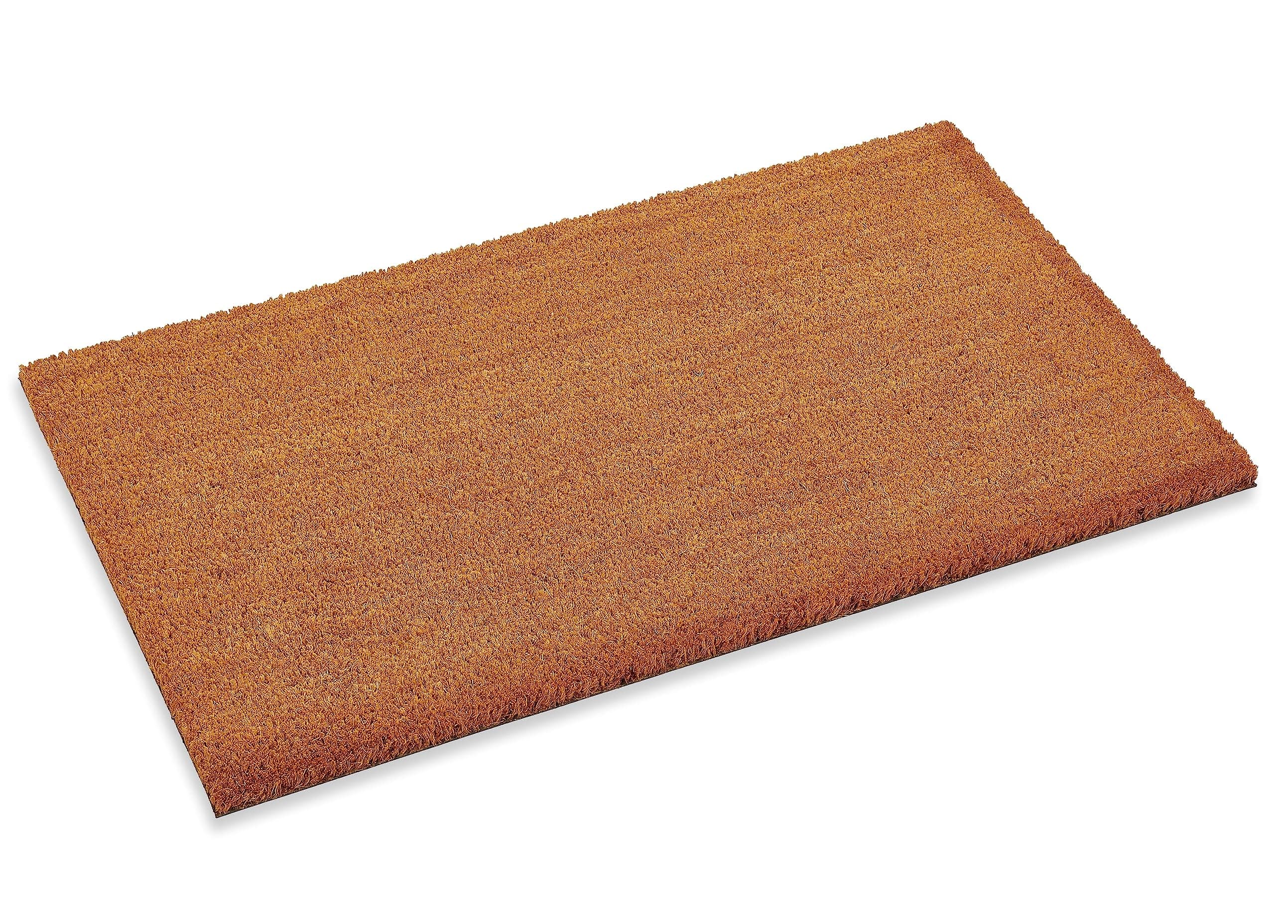 Kempf Custom Cut 3/4" Inch Thick Coco Mat with Vinyl Backing, Various Sizes, Great for Recessed Area Entrances, Coco Door Mat (2' x 3')