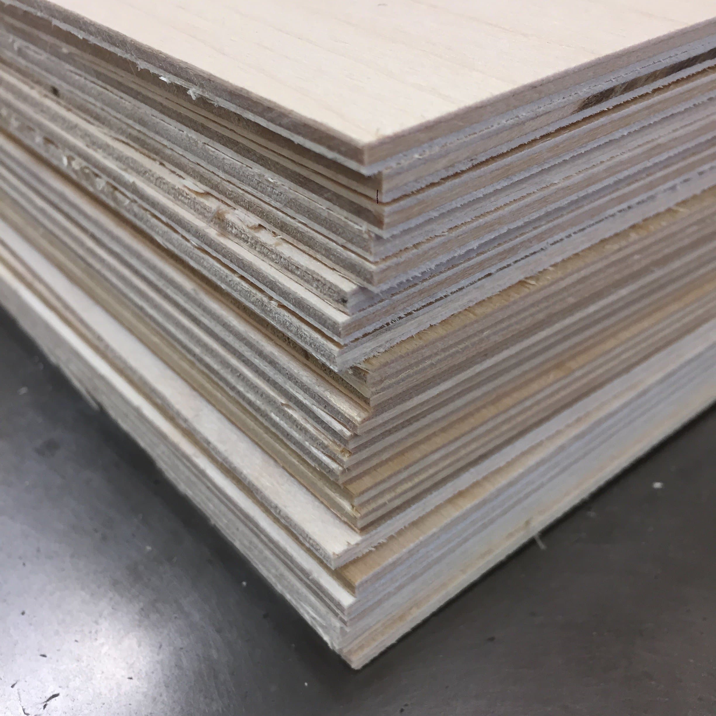 12" x 12" - 3MM Baltic Birch Sheets (40 pieces) Great for Laser Engraving