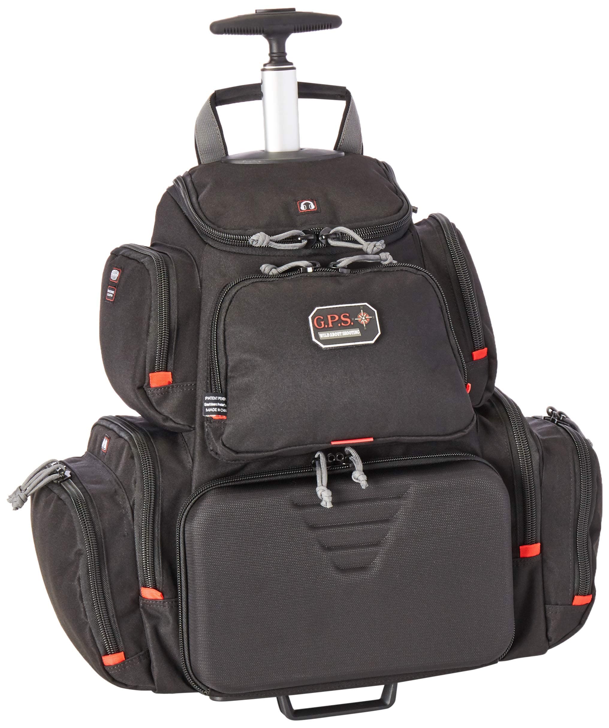 G5 Outdoors G.P.S. GPS-1711ROBP Rolling Handgunner Backpack, Black