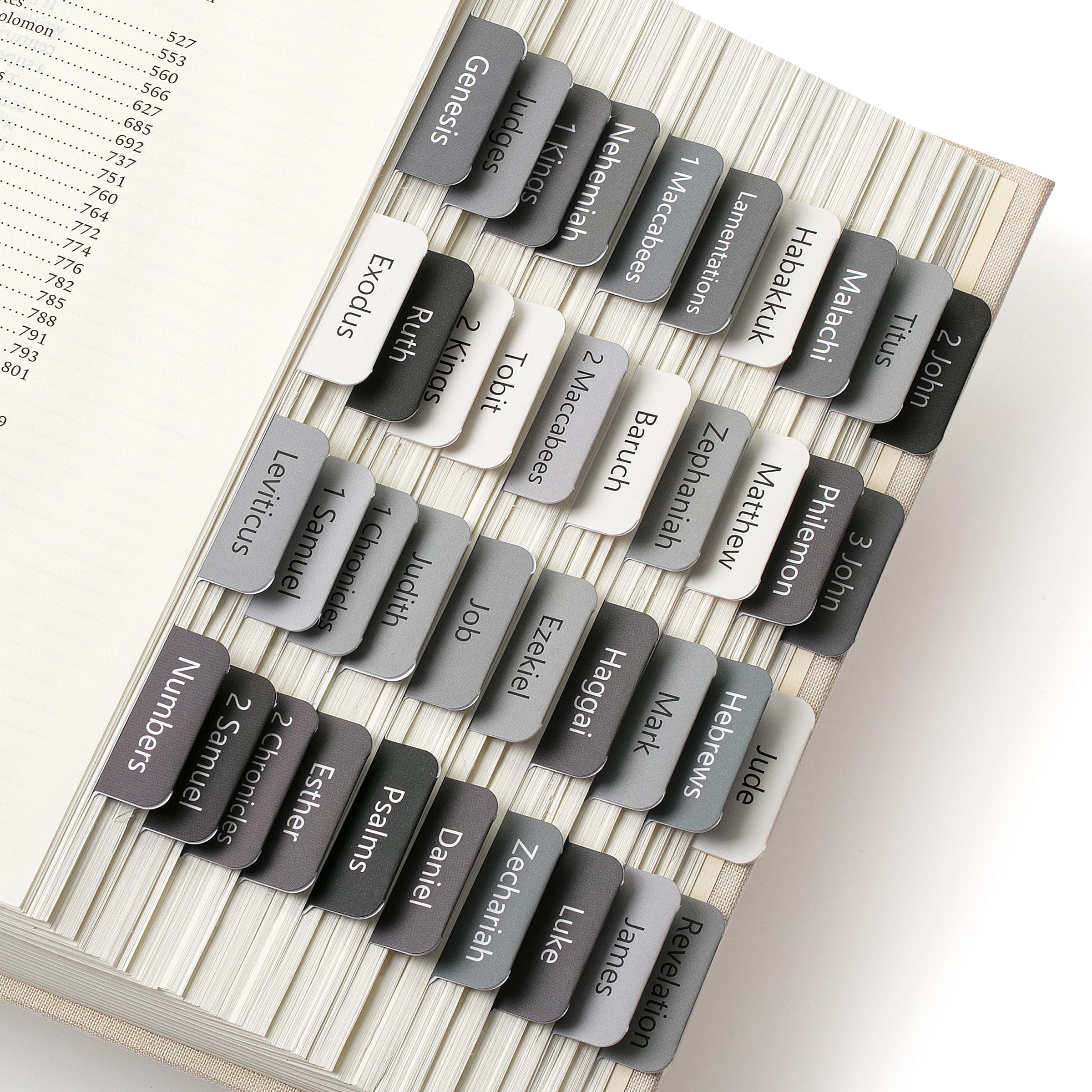 Mr. Pen- Bible Tabs, 75 Tabs, Gray, Laminated Bible Tabs for Women and Men, Bible Tabs for Study Bible, Bible Index Tabs, Bible Book Tabs, Bible Labels Tabs, Mr Pen Bible Tabs