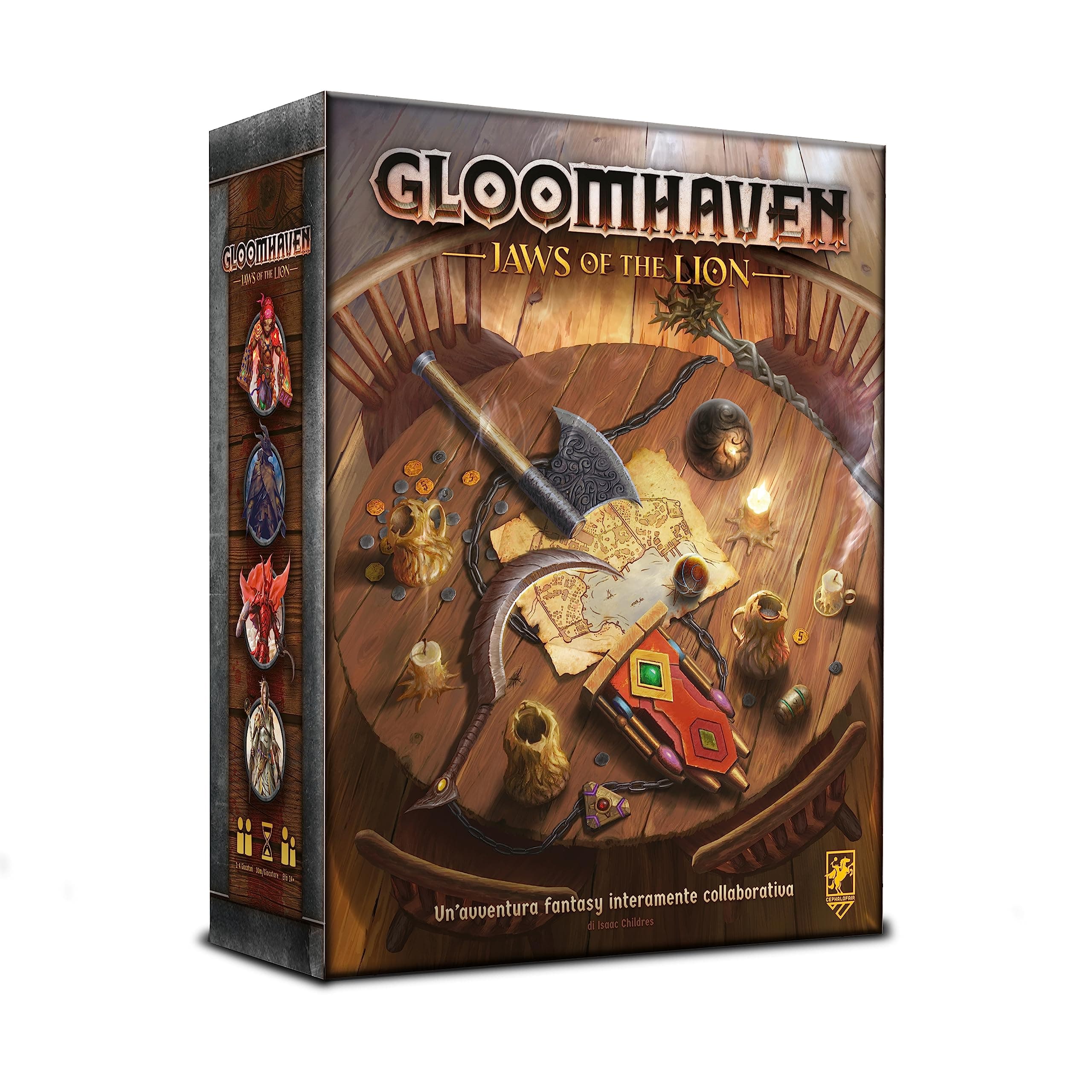 Asmodee - Gloomhaven Second Edition: Jaws of the Lion - Board Game, 1-4 Players, Italian Edition
