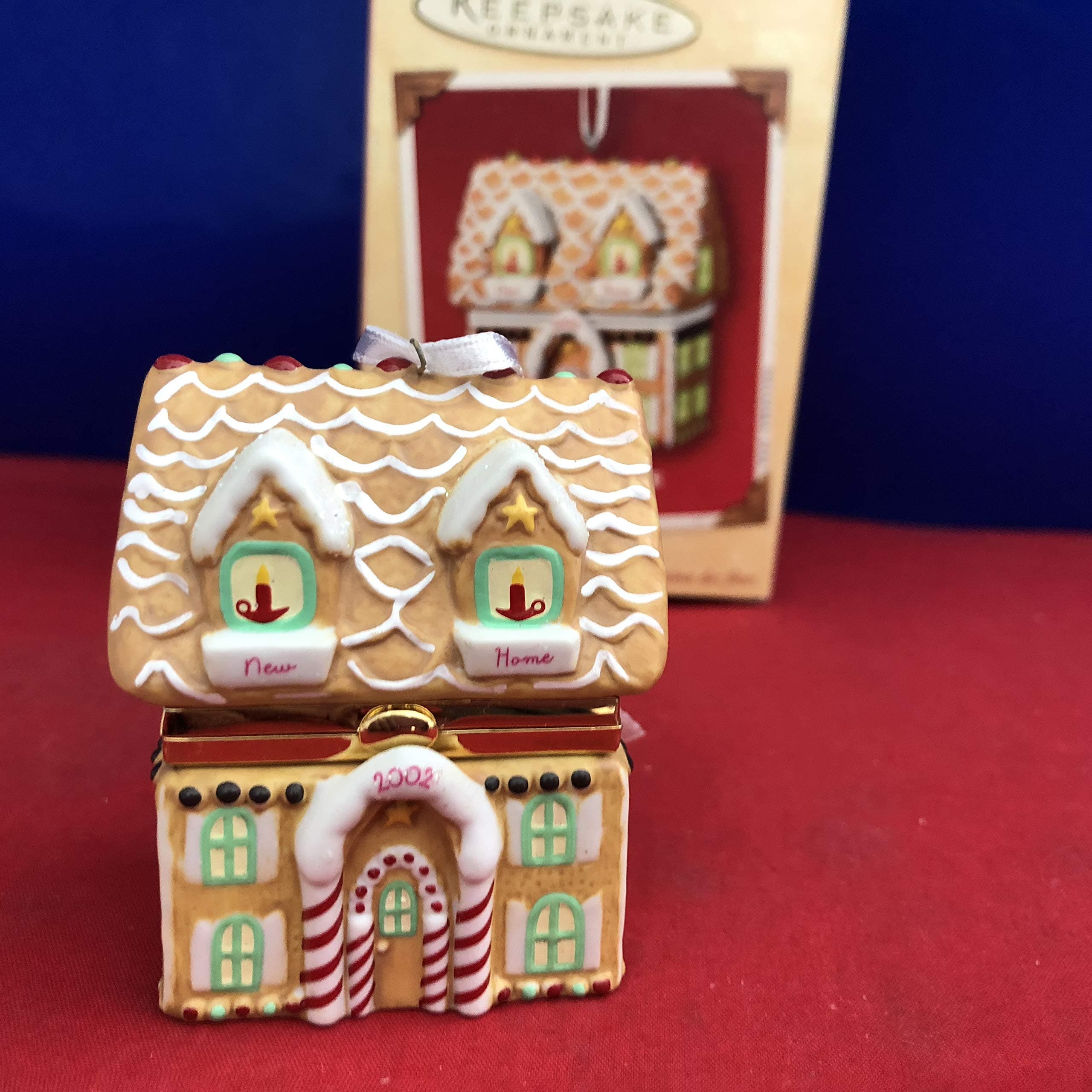 Hallmark Keepsake New Home Hinged Box 2002 Christmas Ornament