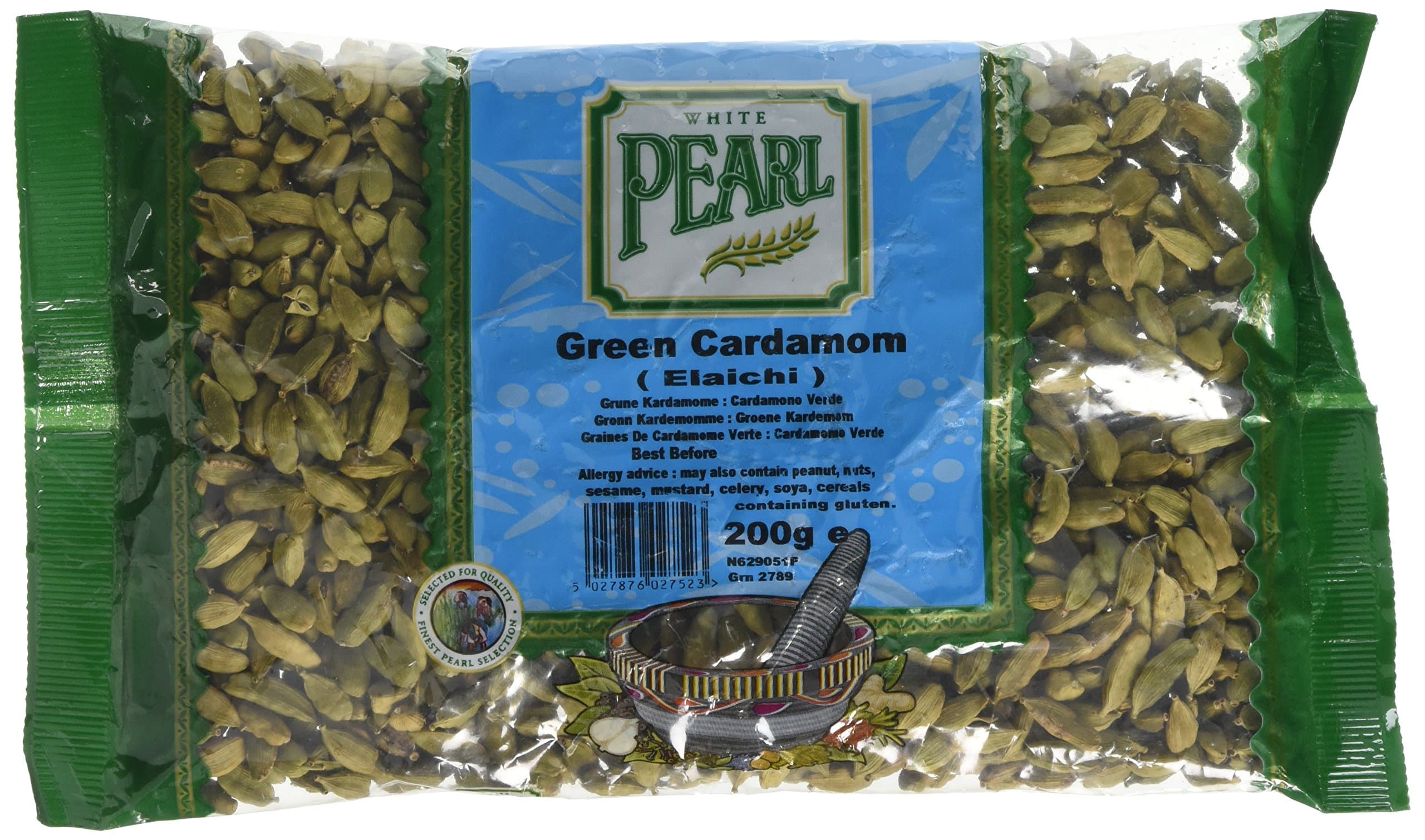 White Pearl Green Cardamons 200 g
