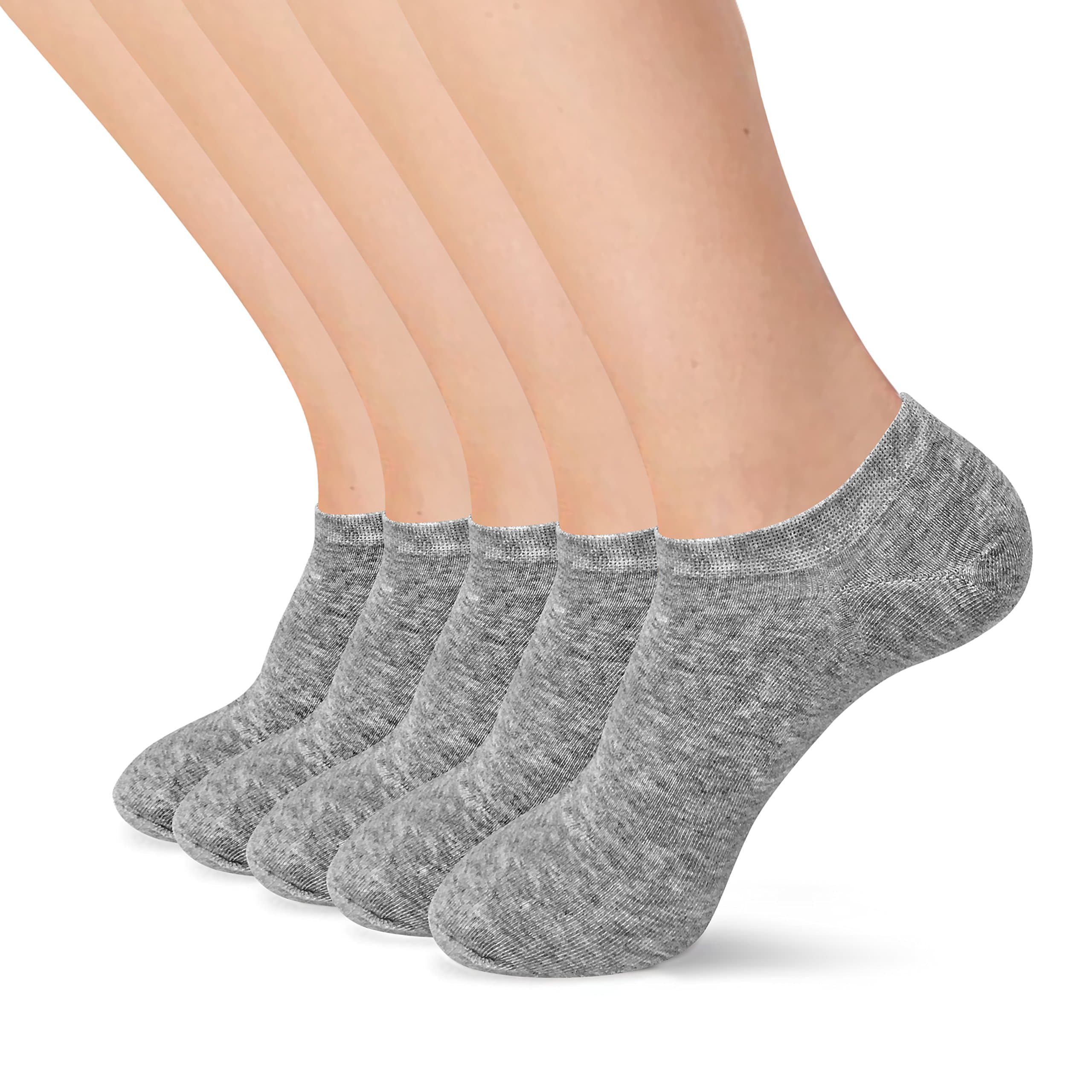 Bamboo Athletic Ankle Sock Thin Ankle Running Socks Anti odor Performance Sock Breathable mesh Sock Odor Resistant 5 Pairs