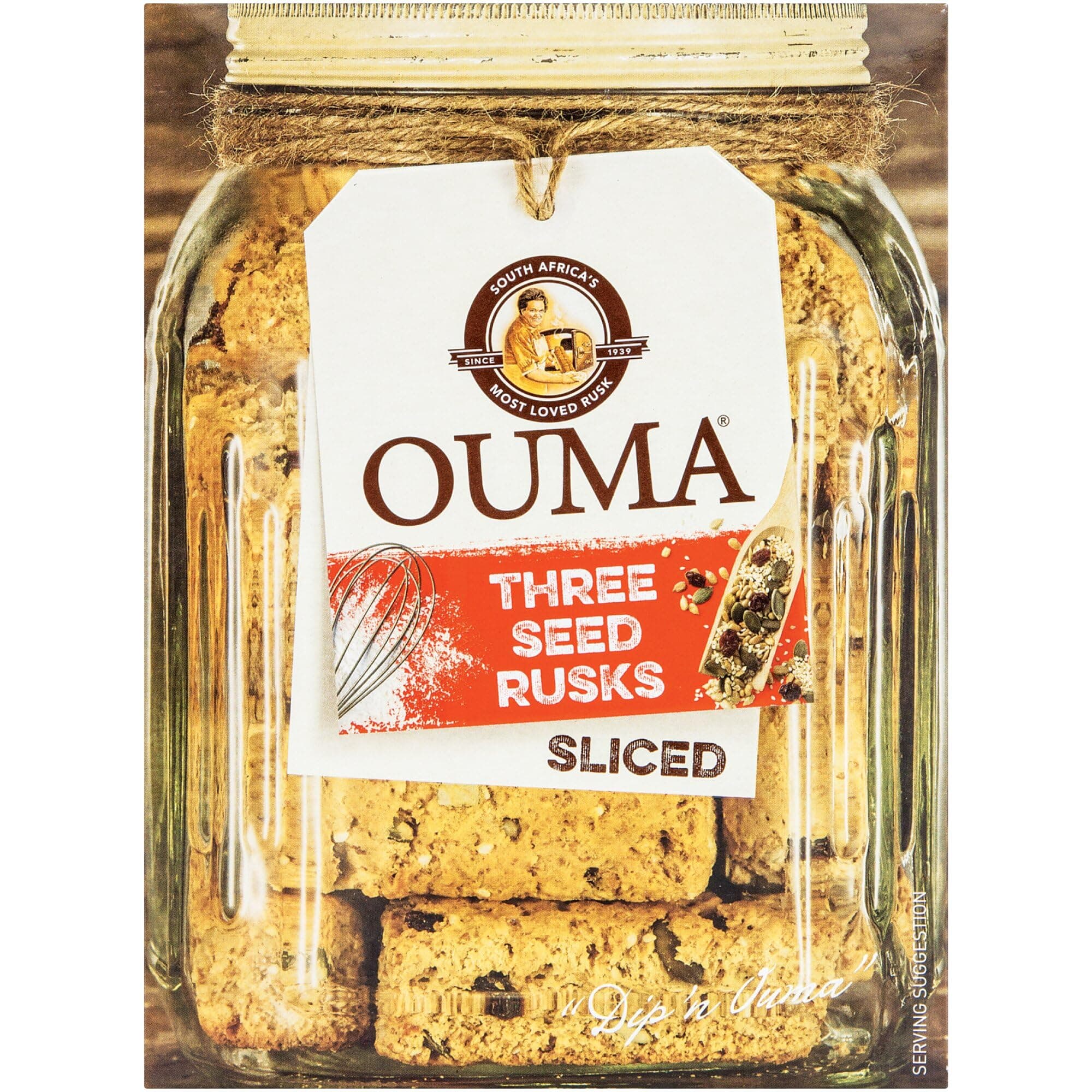 Ouma Sliced 3 Seed Rusks 450g