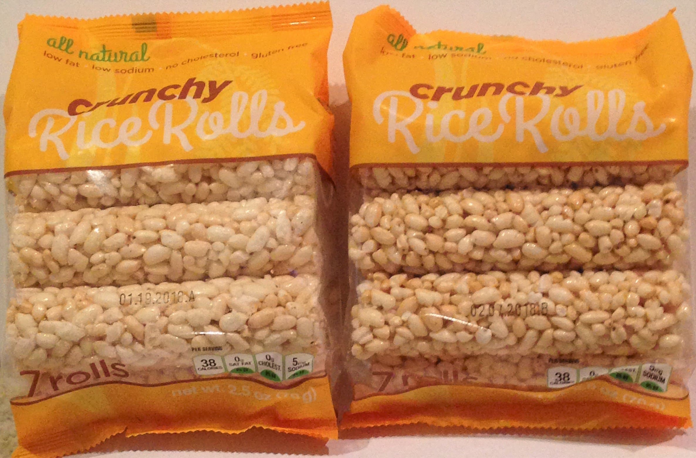 All Natural "Vegan Friendly" Crunchy Rice Rolls (2 Pack)