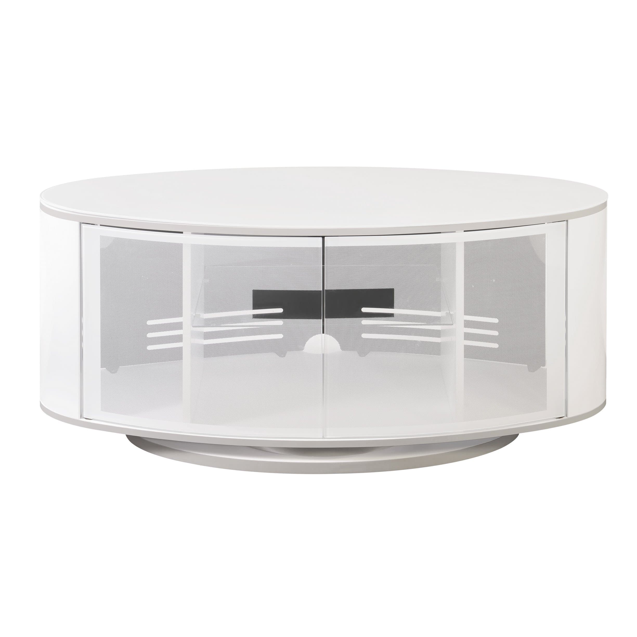 Emerald Home Modern Home TV Console High Gloss White E7000WHT