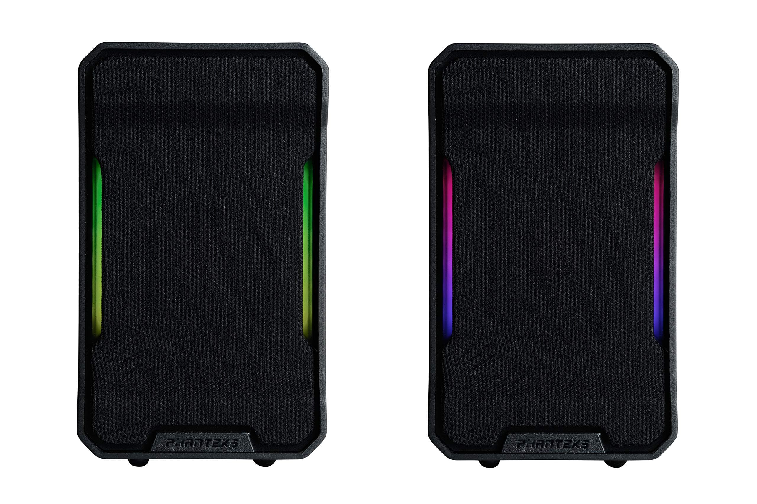 Phanteks Evolv Sound Mini (PH-SPK219_DBK01), Compact, Gaming Speaker, Digital-RGB Lighting, Black.