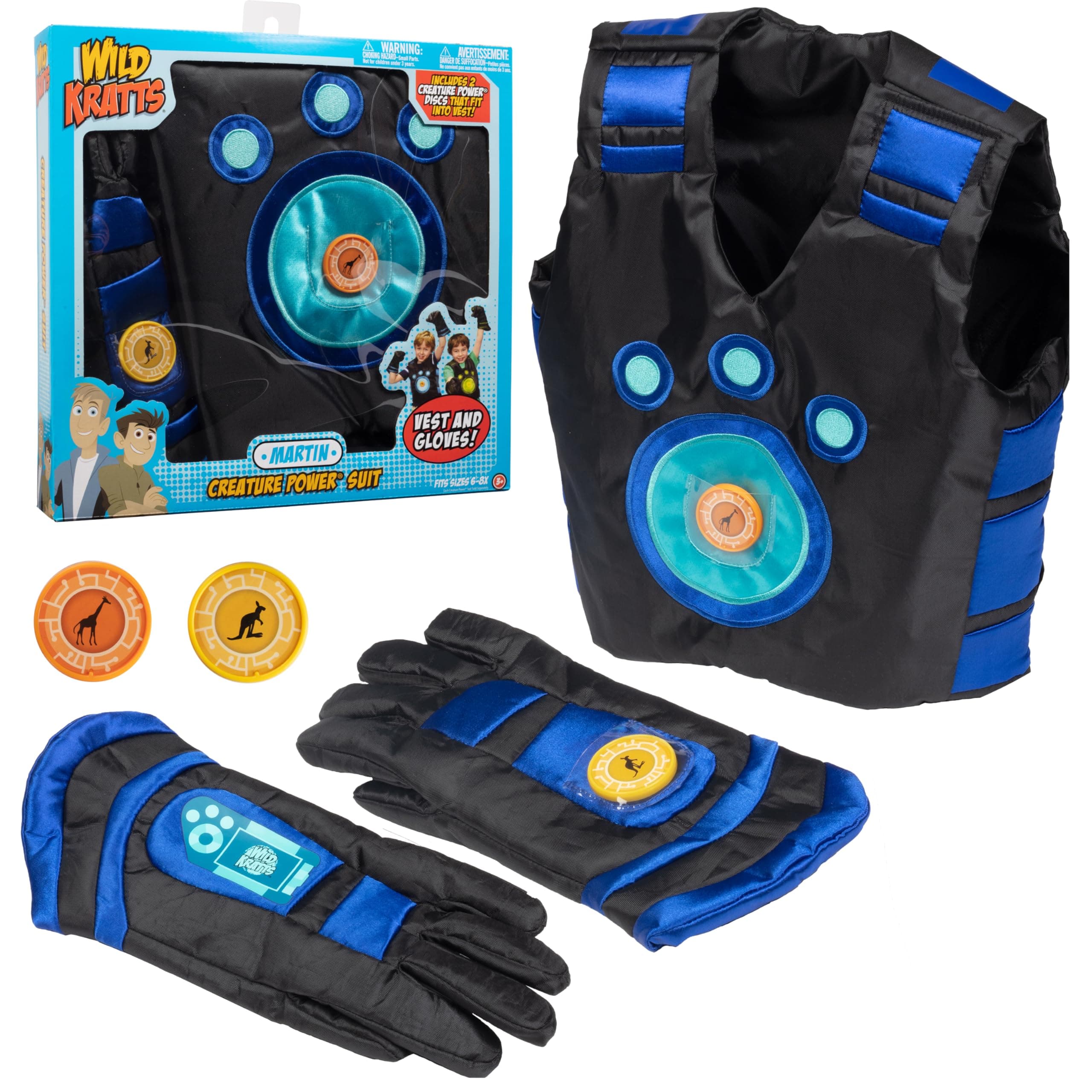 Pokemon Wild Kratts Blue Creature Power Suit - Large