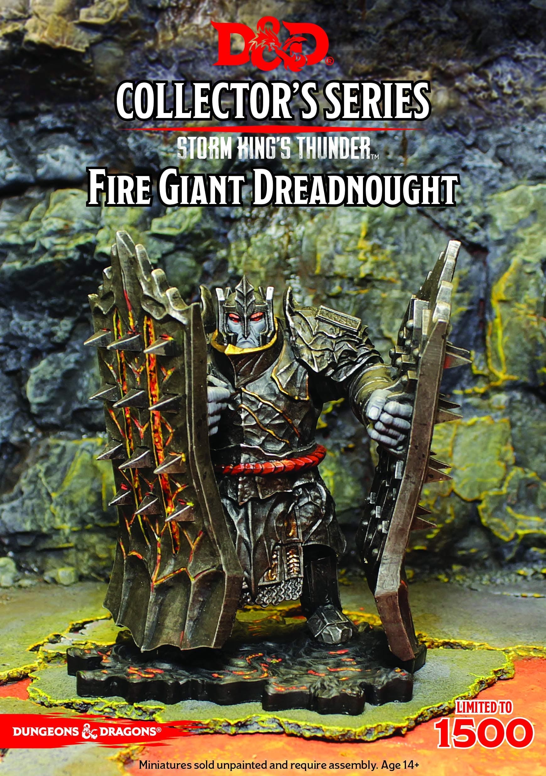 Gale Force Nine Dungeons & Dragons Storm King's Thunder Fire Giant Dreadnought, Multicolor
