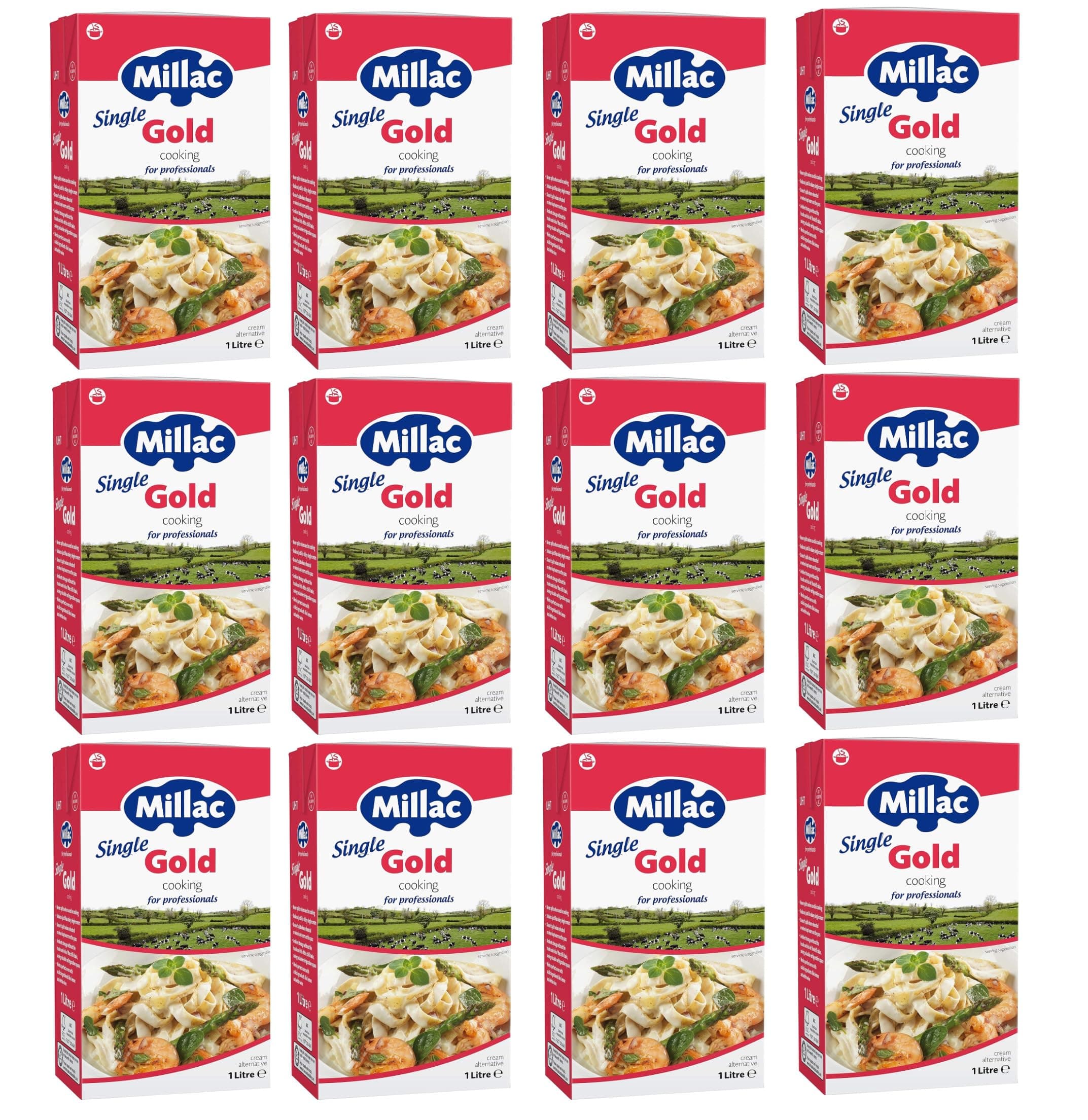 Millac UHT Gold Single Cream - 12x1ltr