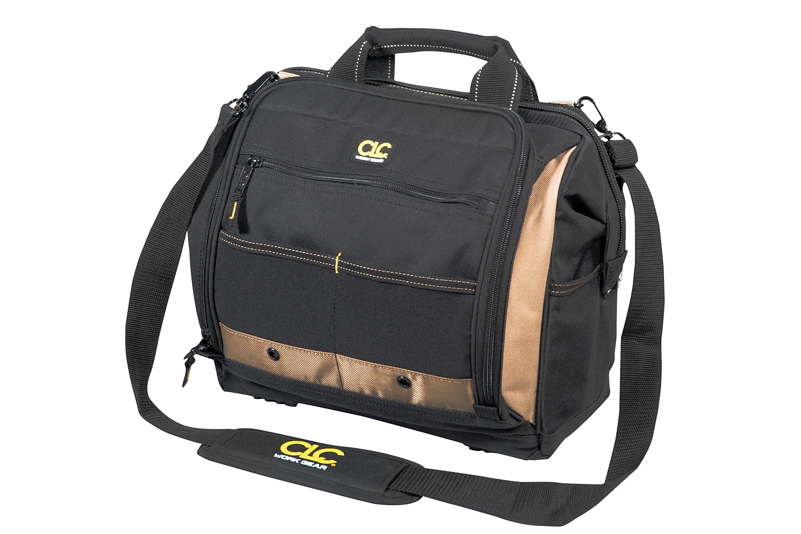 Custom Leathercraft CLC Custom Leathercraft 1537 Multi-Compartment Tool Carrier, 30 Pocket, 13 In.