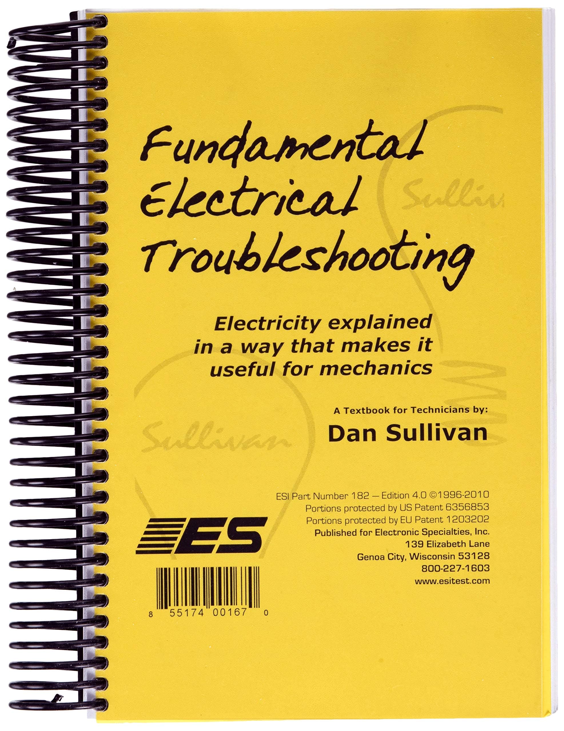 ES ELECTRONIC SPECIALTIES 182 Fundamental Electrical Troubleshooting Book