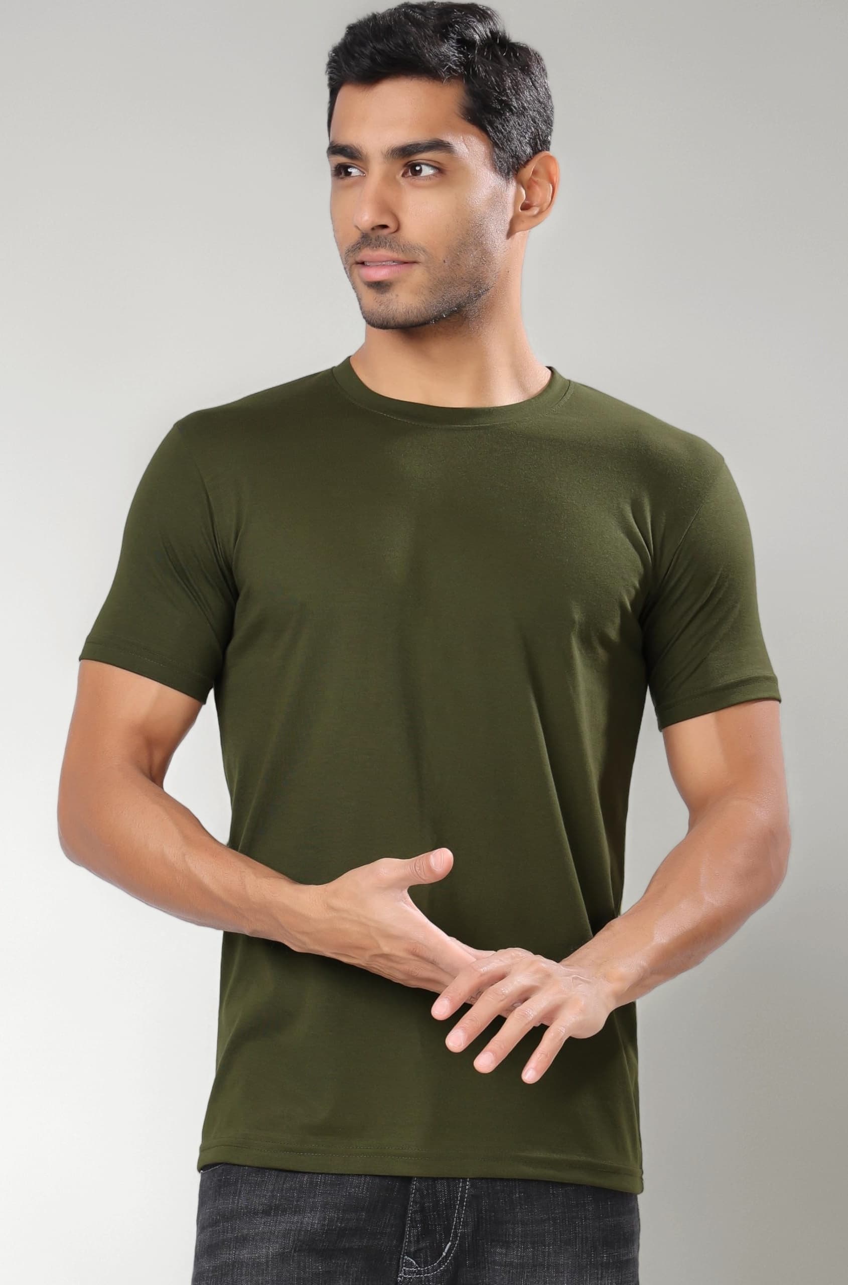 T Shirt For Man | Men T-Shirts | Tshirt For Man Solid Cotton Blend Half Sleeve Regular Men Round Neck Tshirts | T-Shirts | Stylish | Gym Wear For Workout | T-Shirt | Crew Neck | Multi-Colored