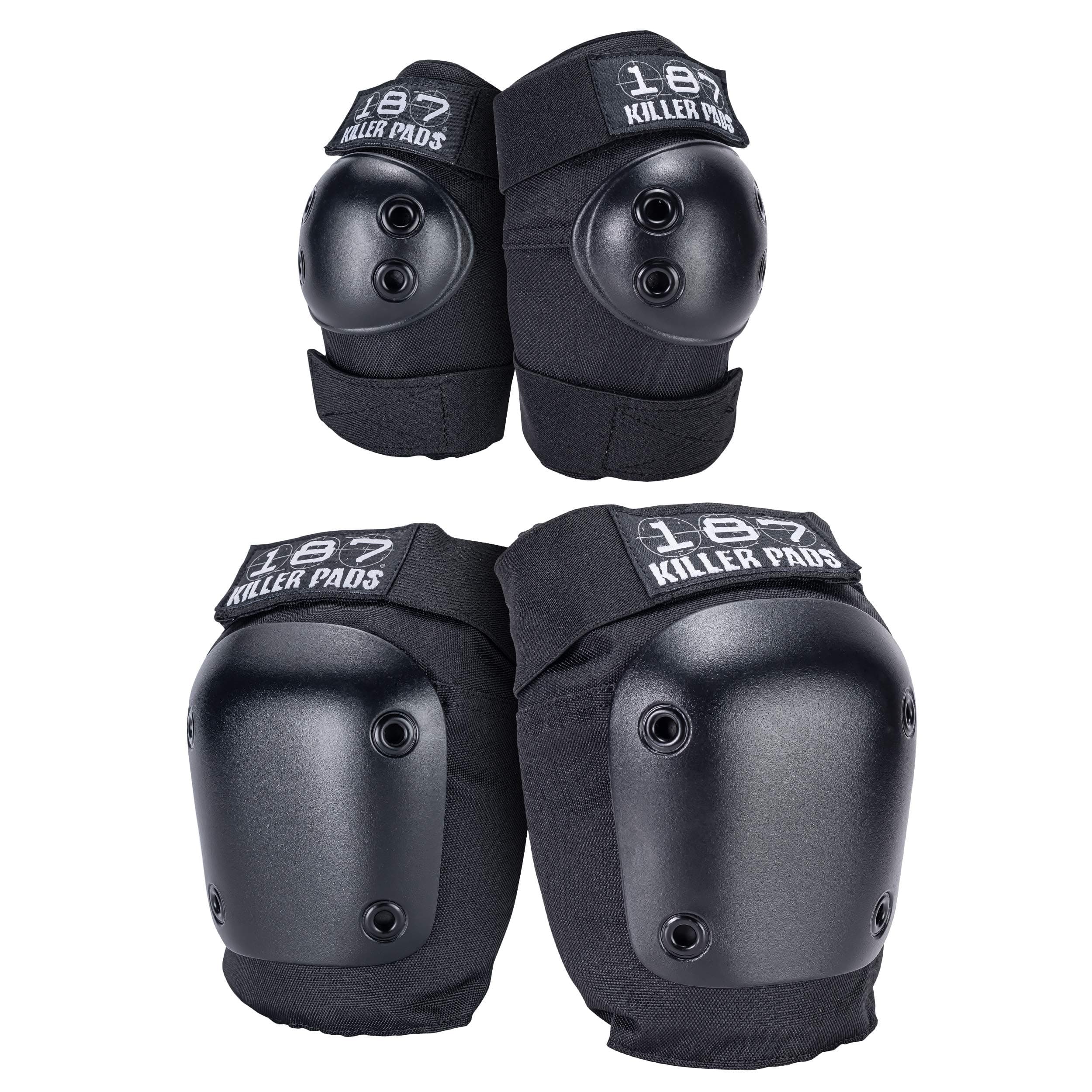 Knee Pads, Elbow Pads Combo Pack for Skateboarding