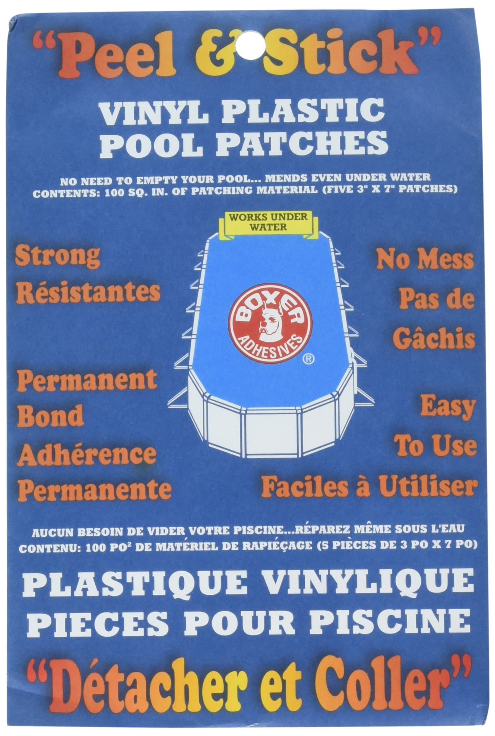 Boxer Peel&Stick 200sq in Vinyl Plastic Pool Patch