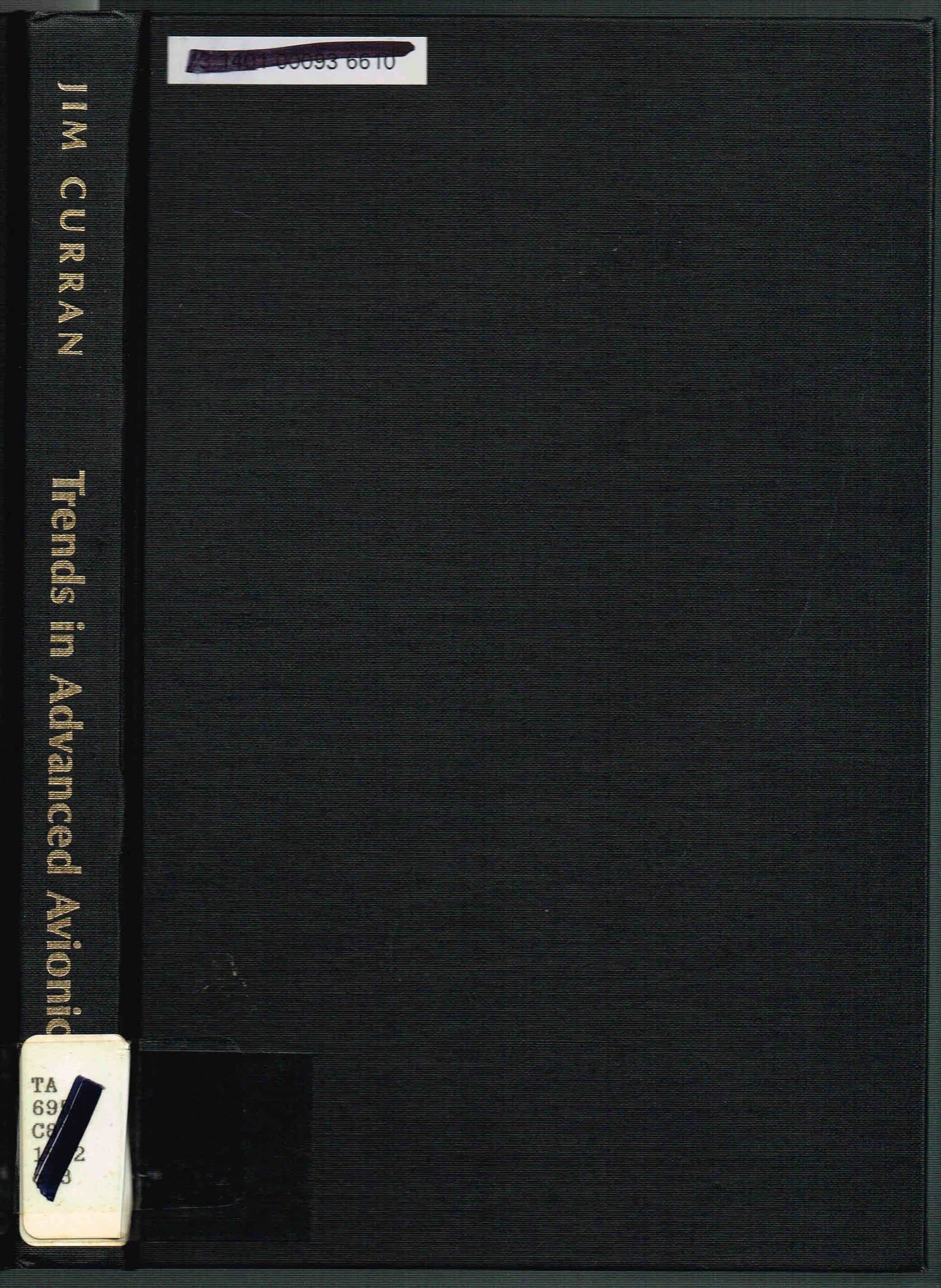 Trends in Advanced Avionics Hardcover – 1 Sept. 1992