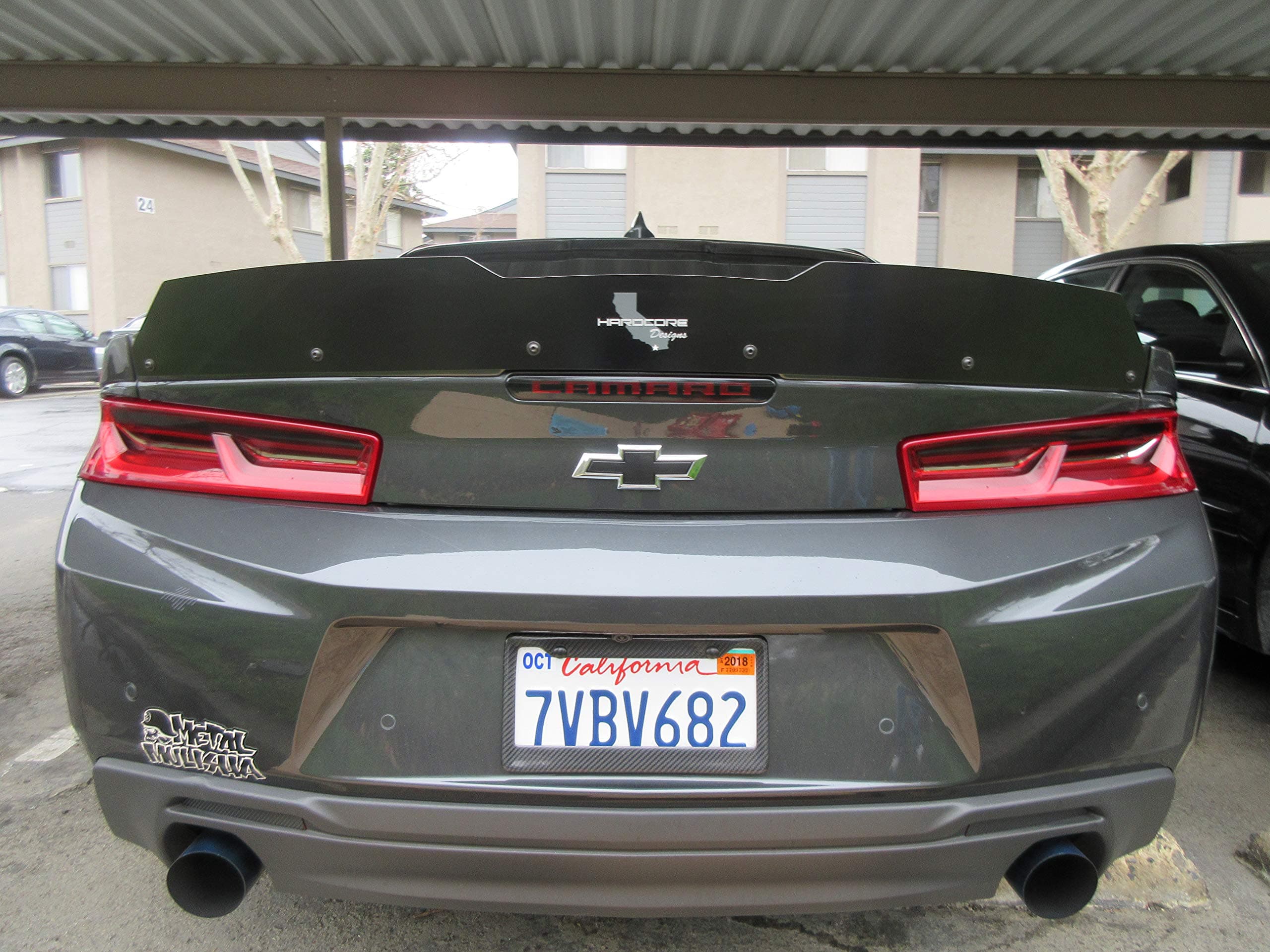 カマロ 6th GEN ブレードスタイル スポイラー ハードコア トールウィッカービル 2016-20