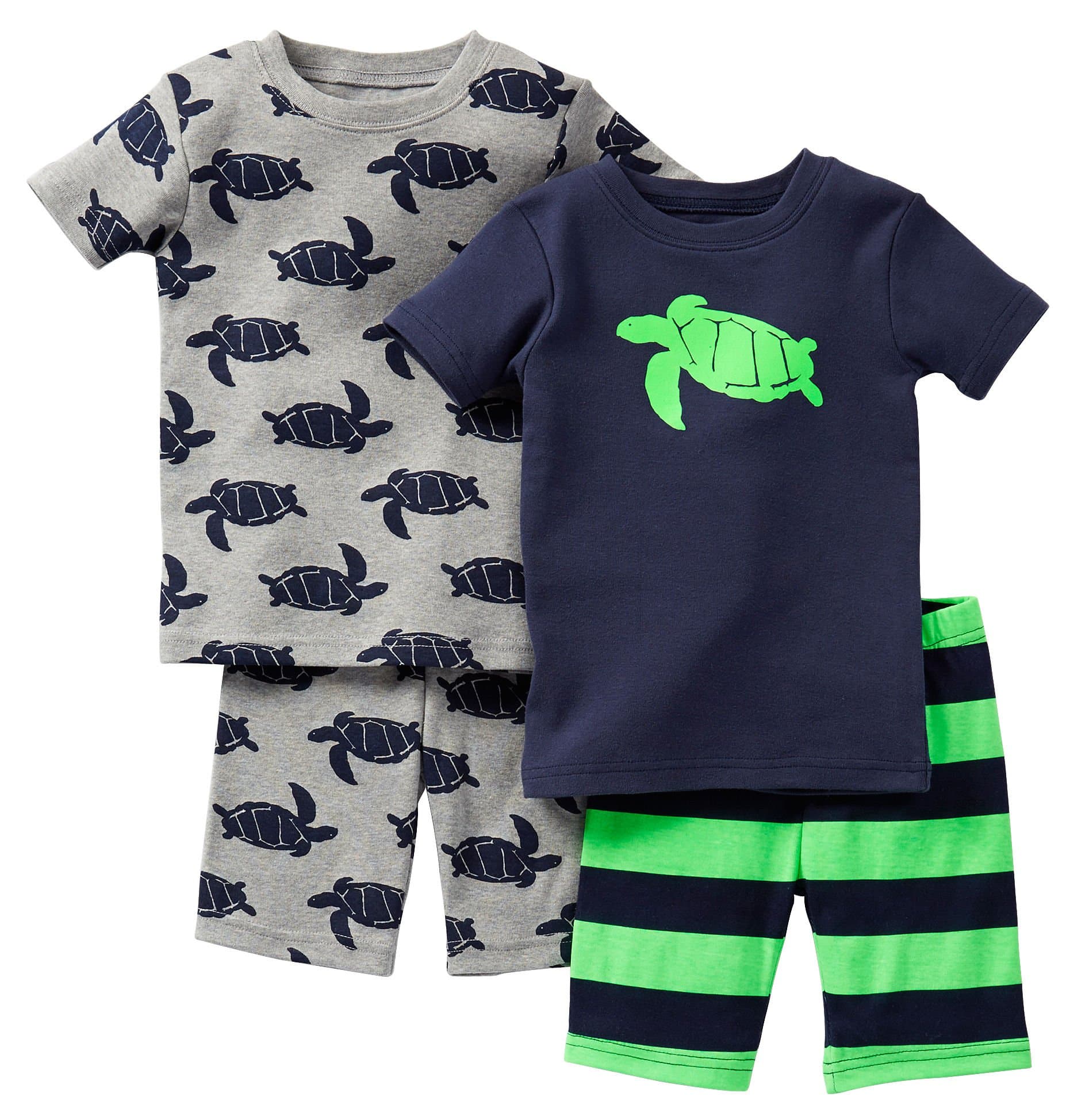 Carters Boys Toddler 4-pc. Turtles Pajama Set 4T Multi