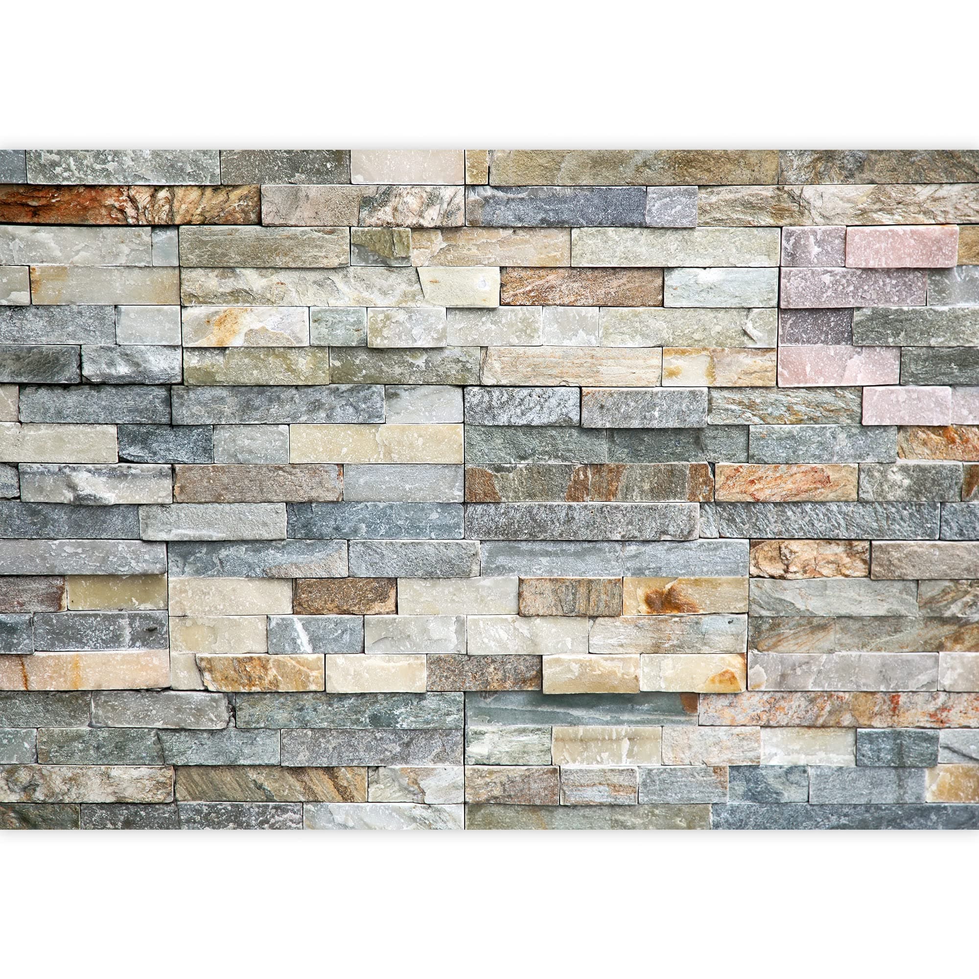 wall26 - Decorative Tiles Made from Natural Granite Stone - Removable Wall Mural | Self-Adhesive Large Wallpaper - 66x96 inches