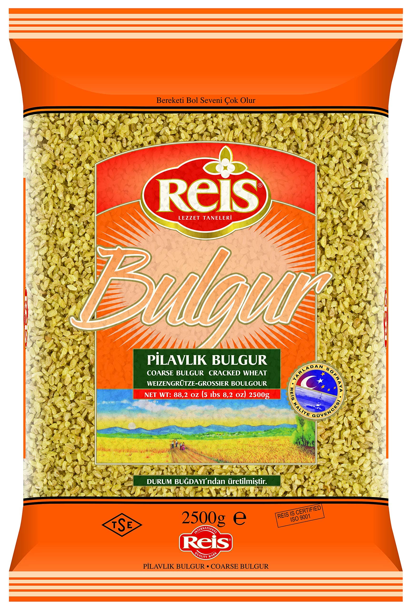 Reis Bulgur (Coarse Bulgur Cracked Wheat) 5 lb