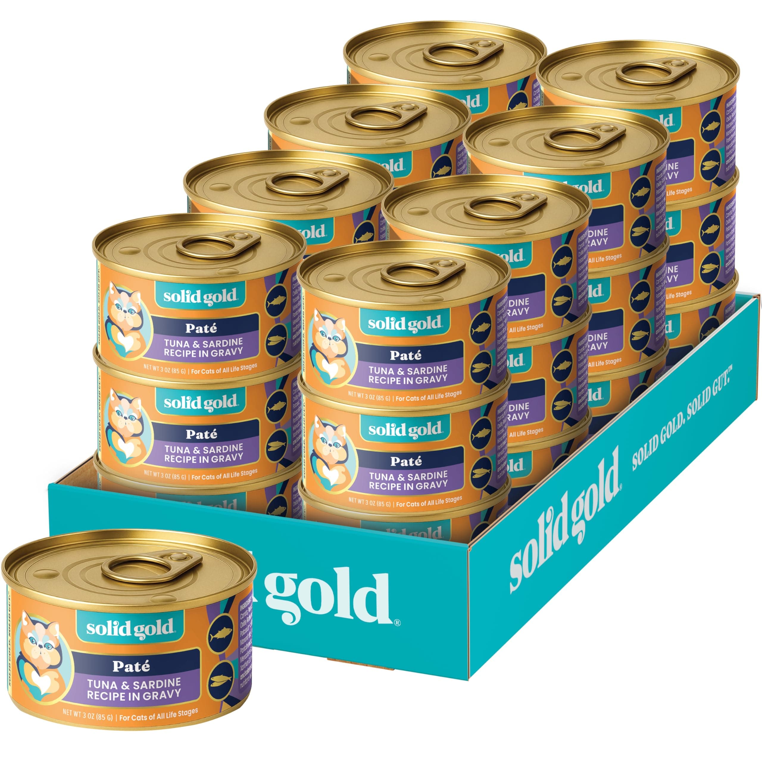 Solid Gold Gold Solid Holistic Pate Canned Cat Food