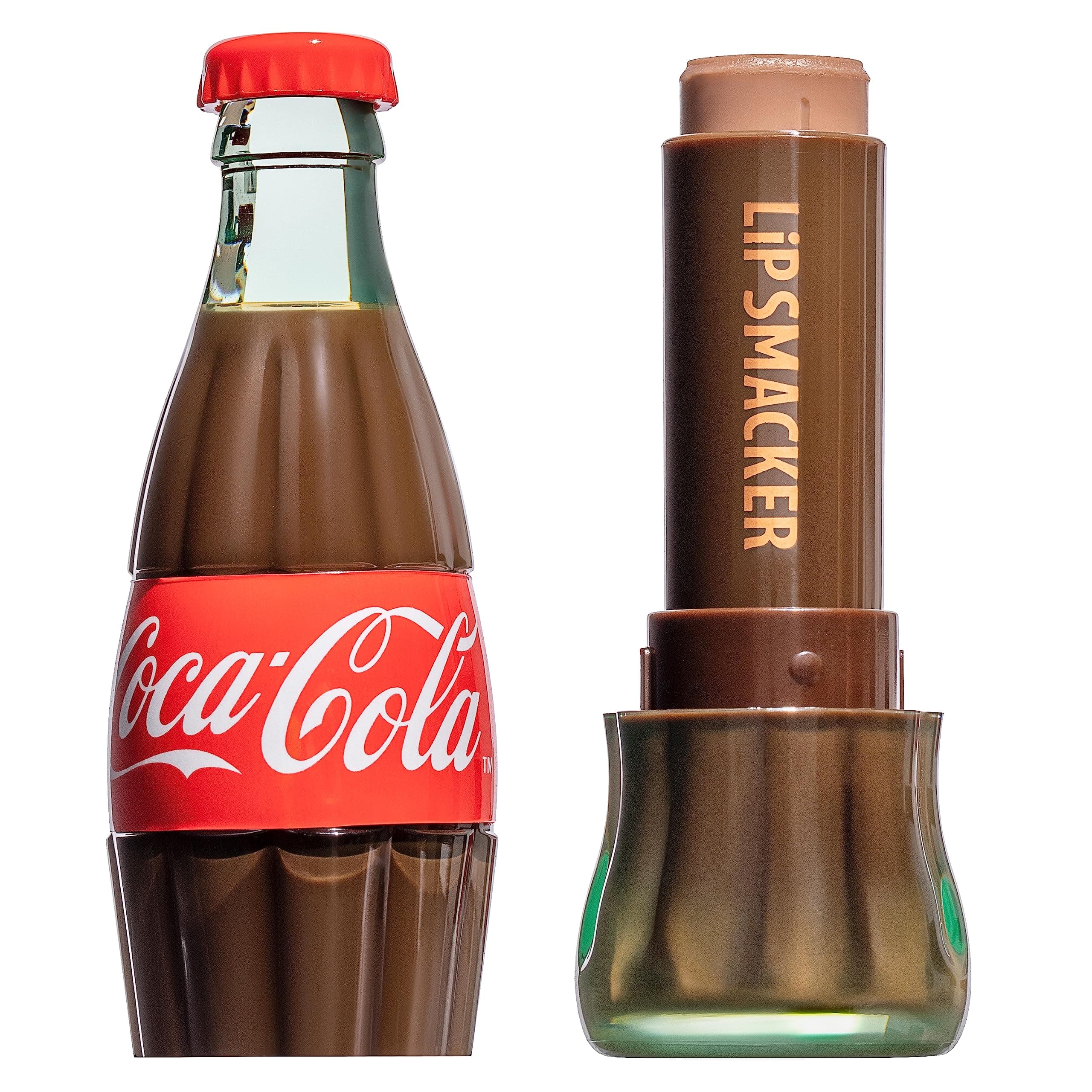 Coca Cola Collection Lip Balm, Flavored Moisturizing, Smoothing Soft Shine, Hydrating & Protecting Fun Tasty Flavors, Cruelty-Free - Classic Coke Bottle