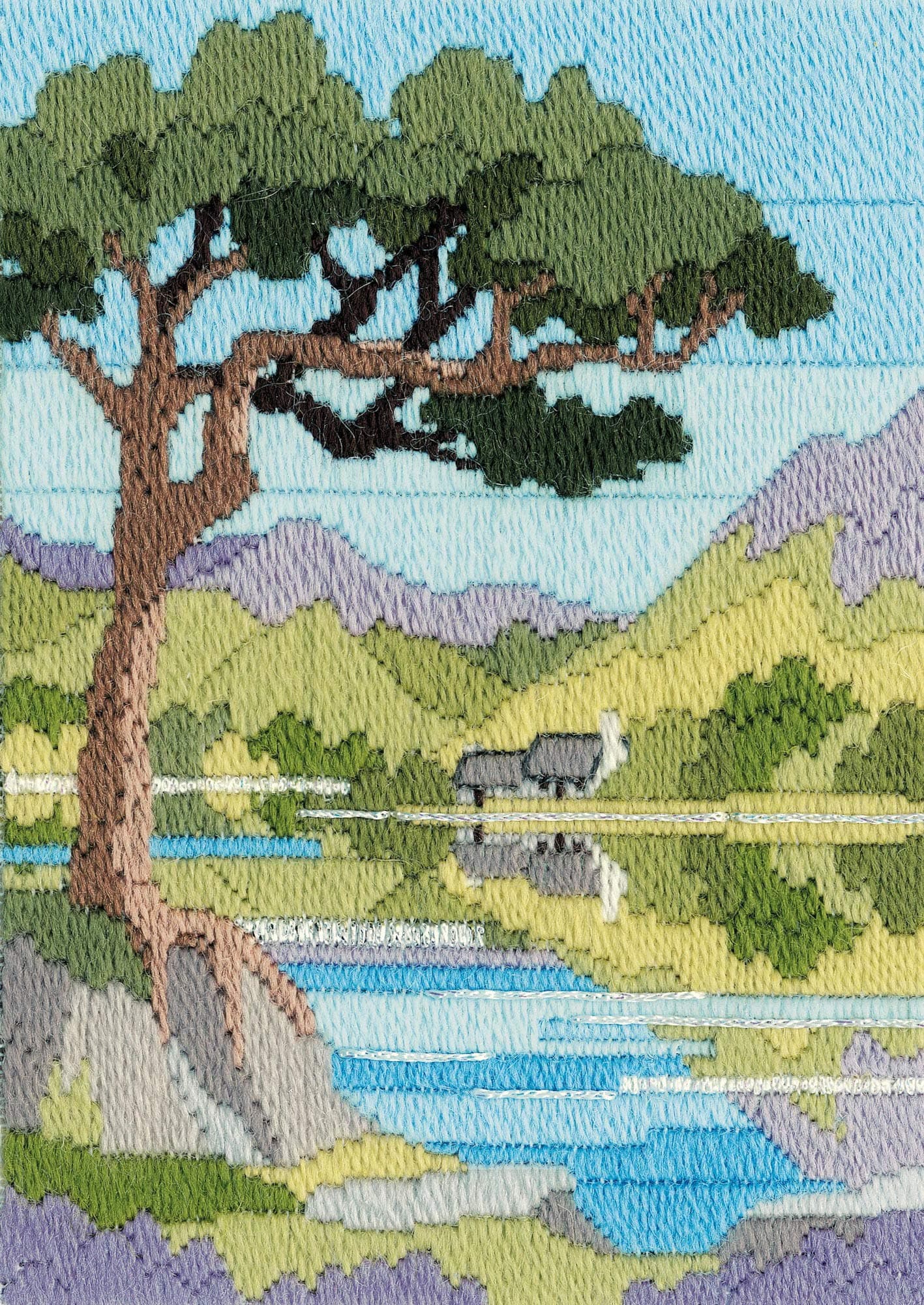 Derwentwater Designs Mountain Summer Long Stitch Kit