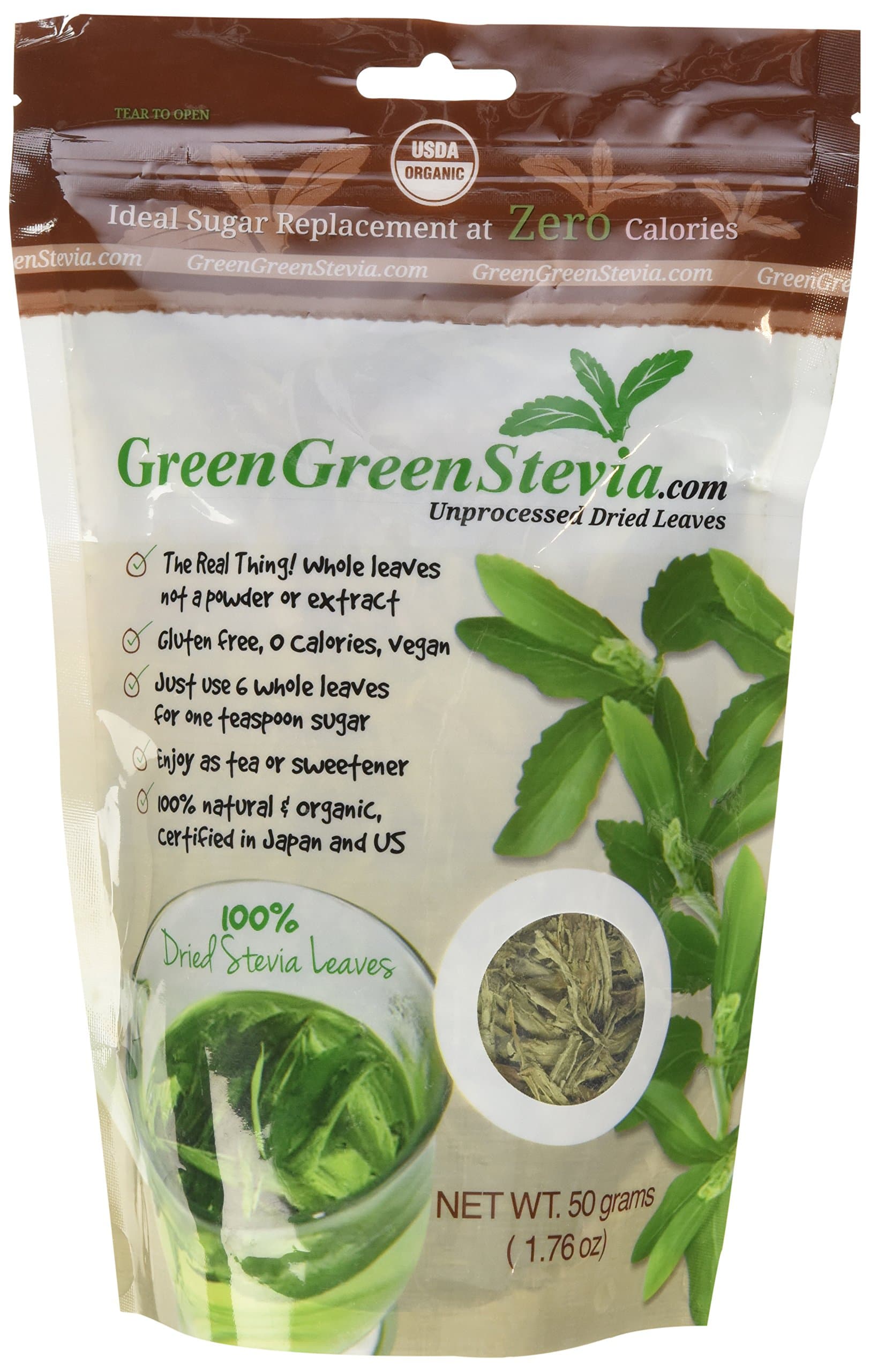 Whole Dried Stevia Leaves