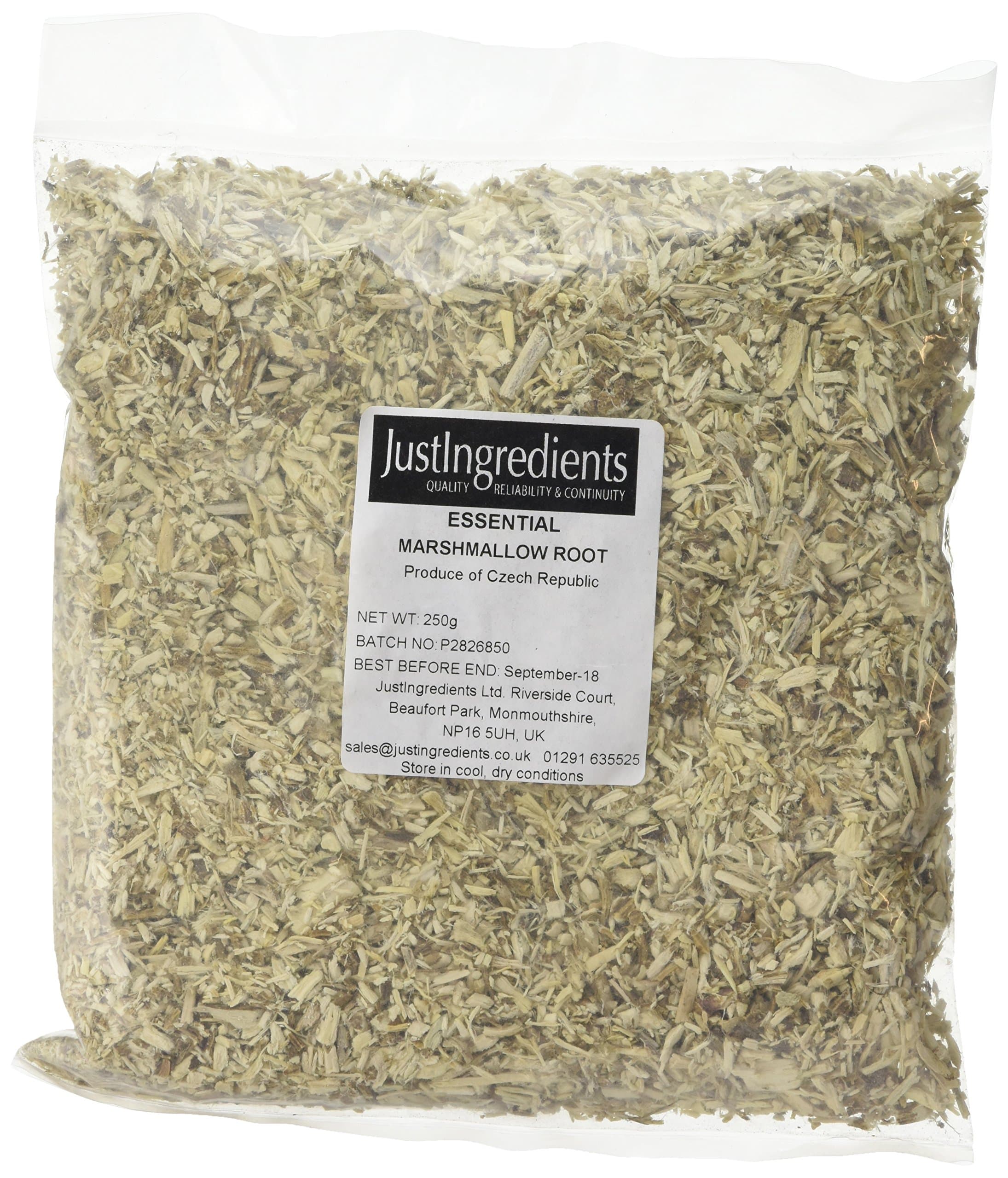 JustIngredients Essentials Marshmallow Root 250 g, Pack of 1