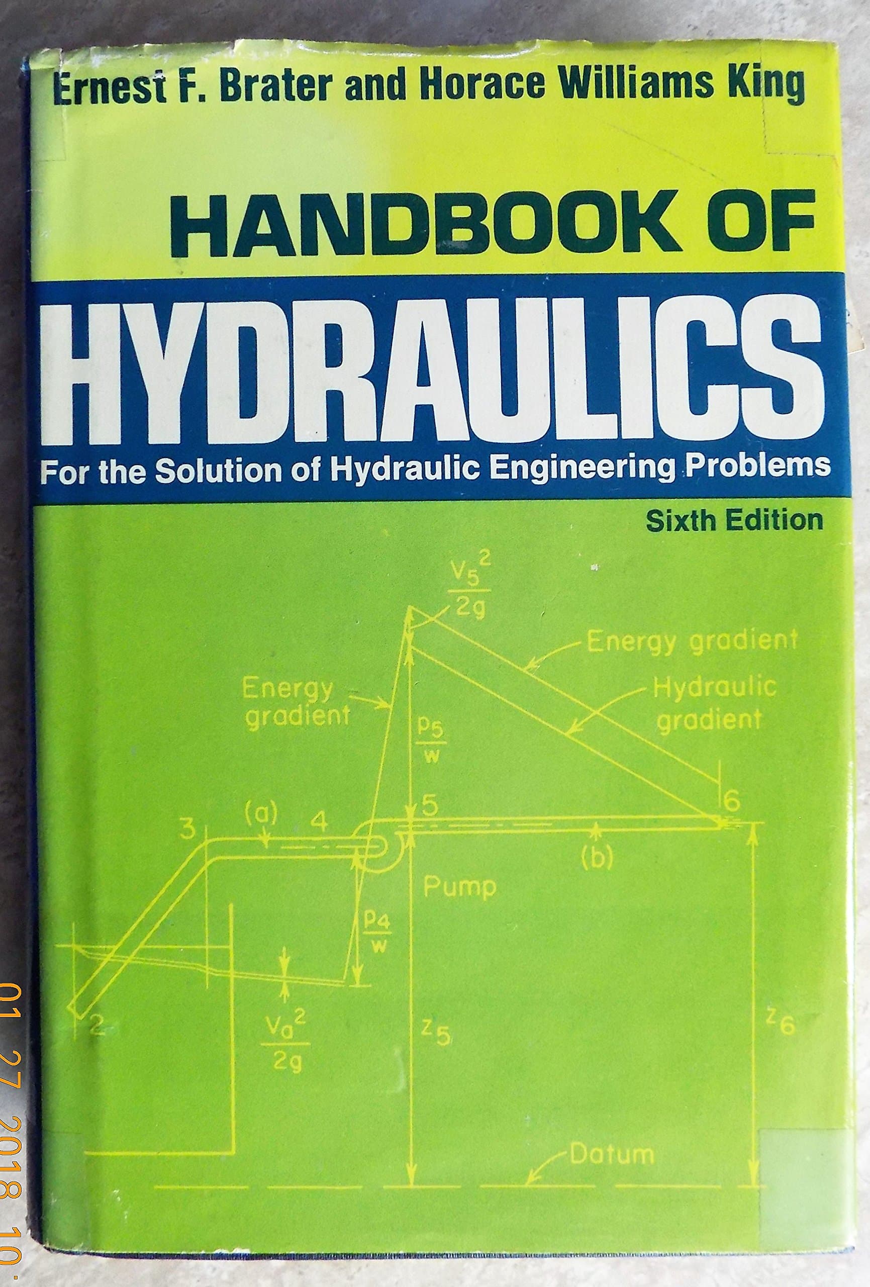 Handbook of Hydraulics for the Solution of Hydraulic Engineering Problems