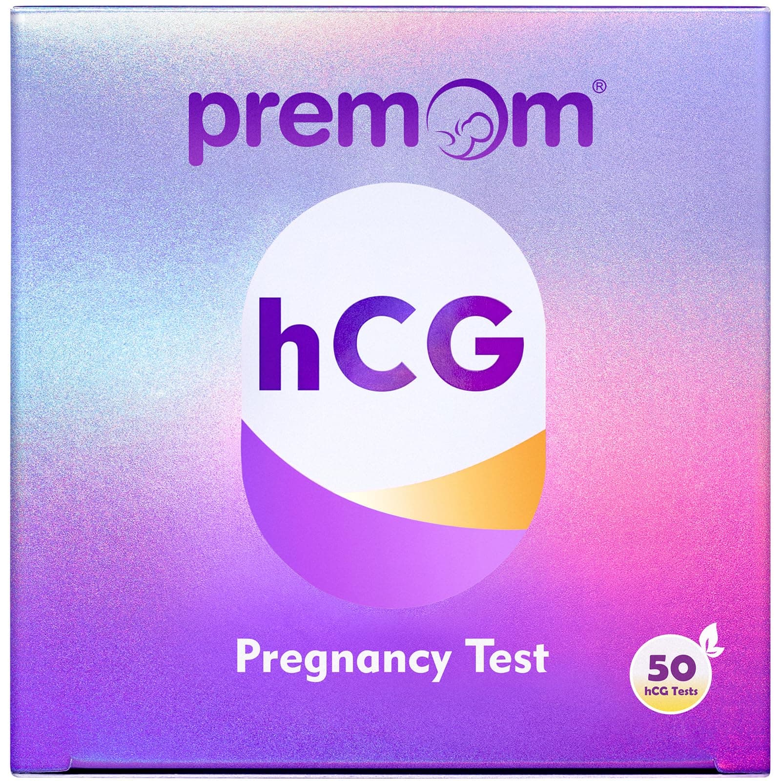 Pregnancy Test Strips - Early Detection Pregnancy Test Kit Powered by Premom Ovulation Predictor APP (50 Count)