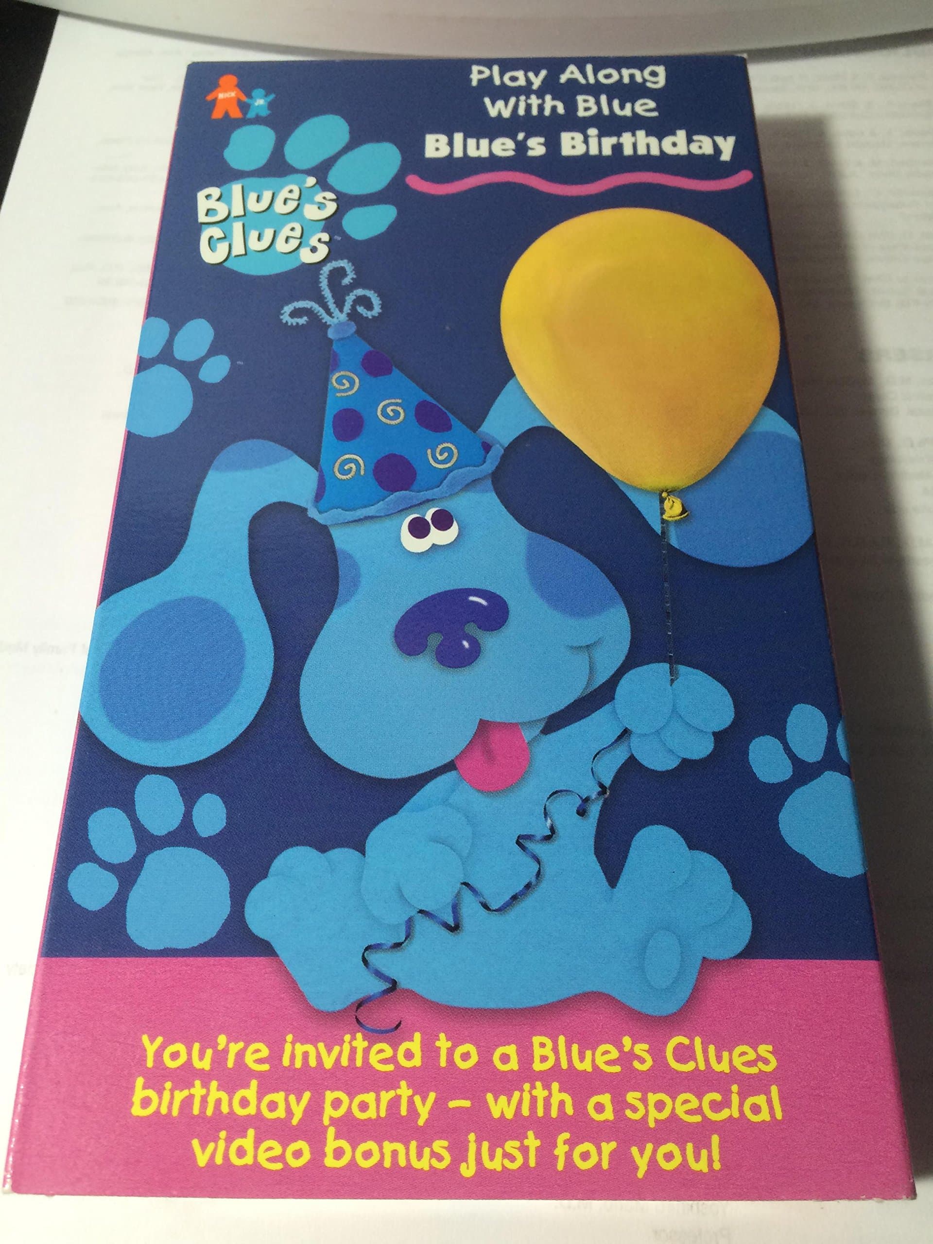 Blue's Clues - Blue's Birthday VHS